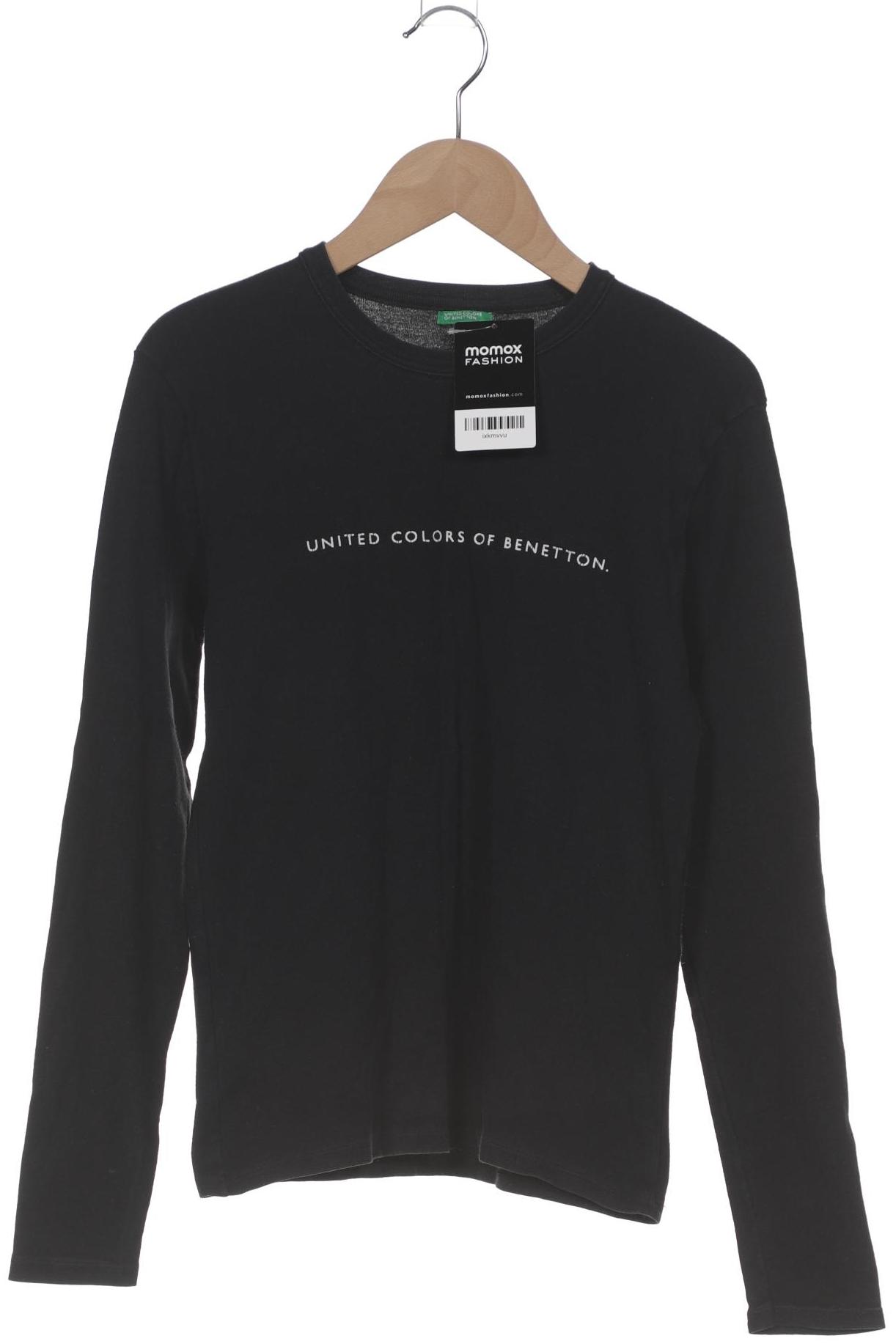 

United Colors OF Benetton Damen Langarmshirt, schwarz, Gr. 36