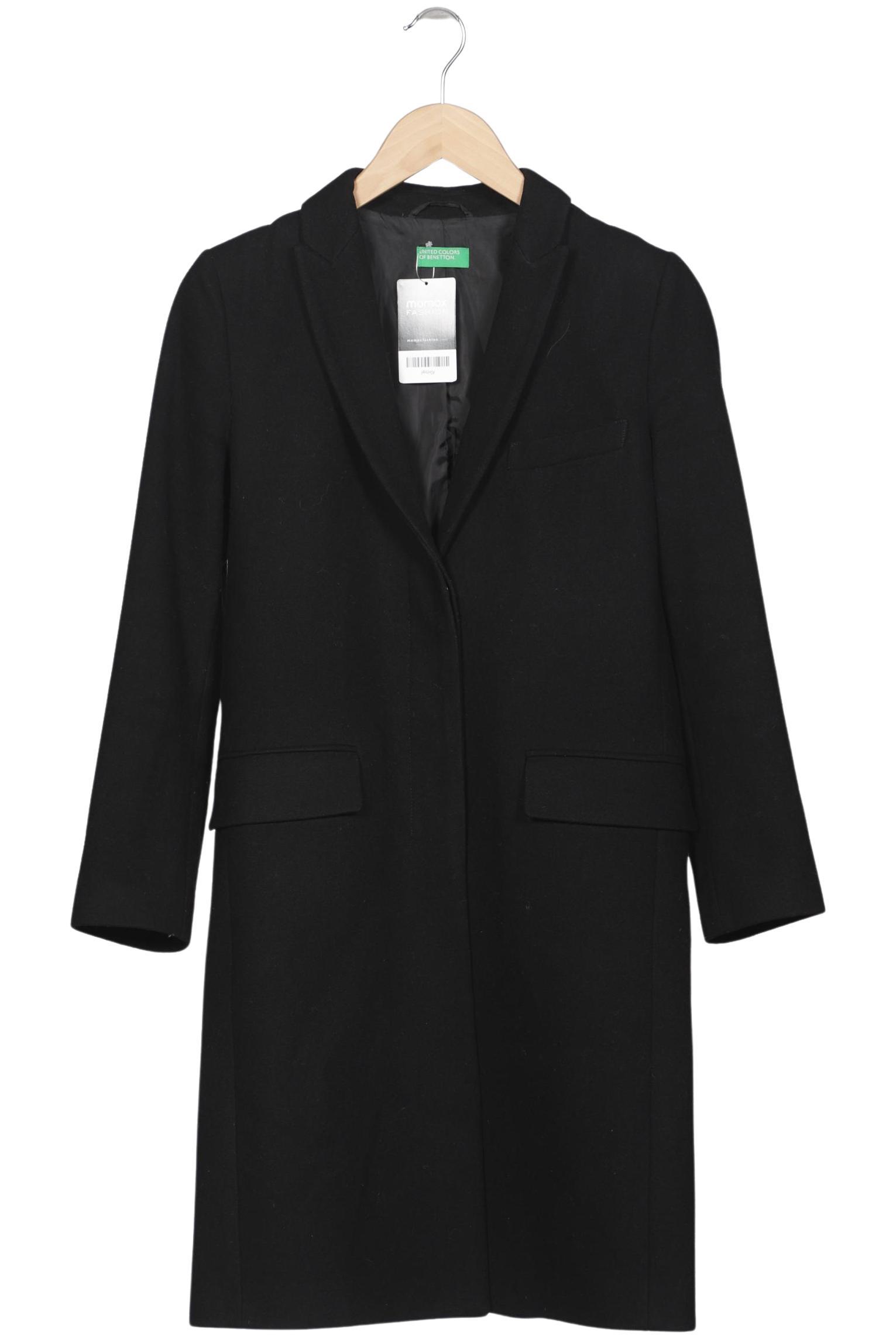 

United Colors OF Benetton Damen Mantel, schwarz, Gr. 34