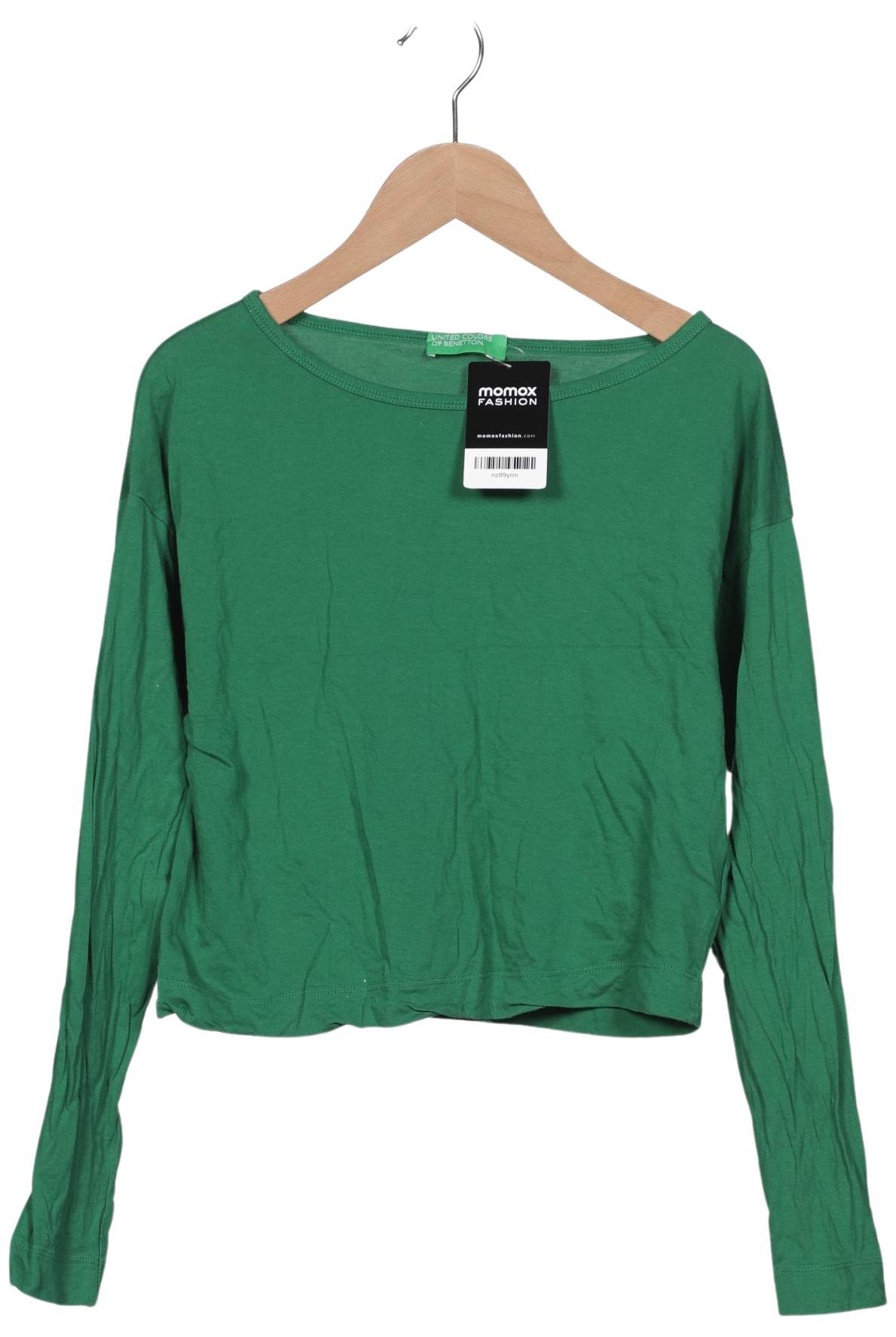 

United Colors OF Benetton Damen Langarmshirt, grün, Gr. 34