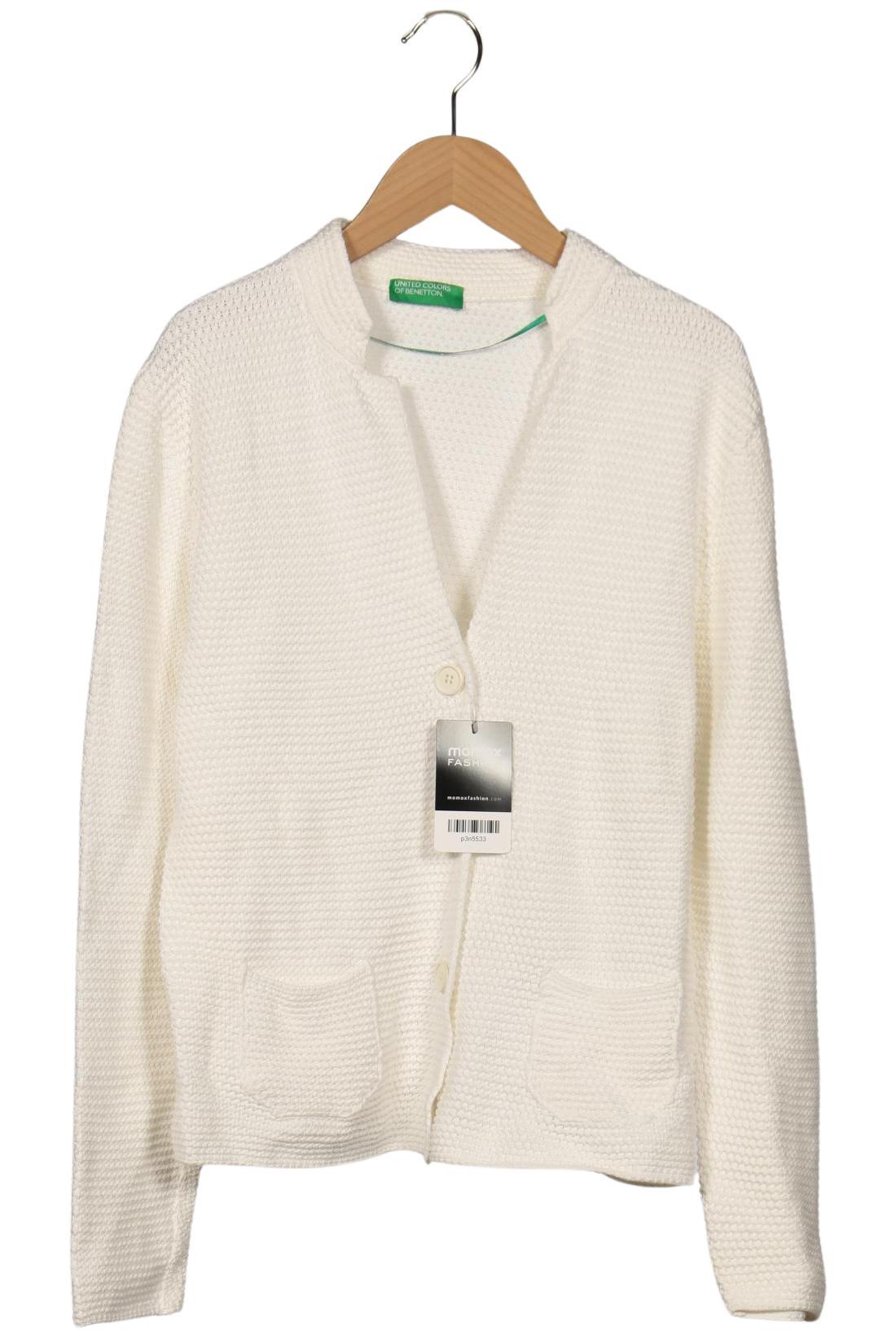 

United Colors OF Benetton Damen Strickjacke, cremeweiß, Gr. 36
