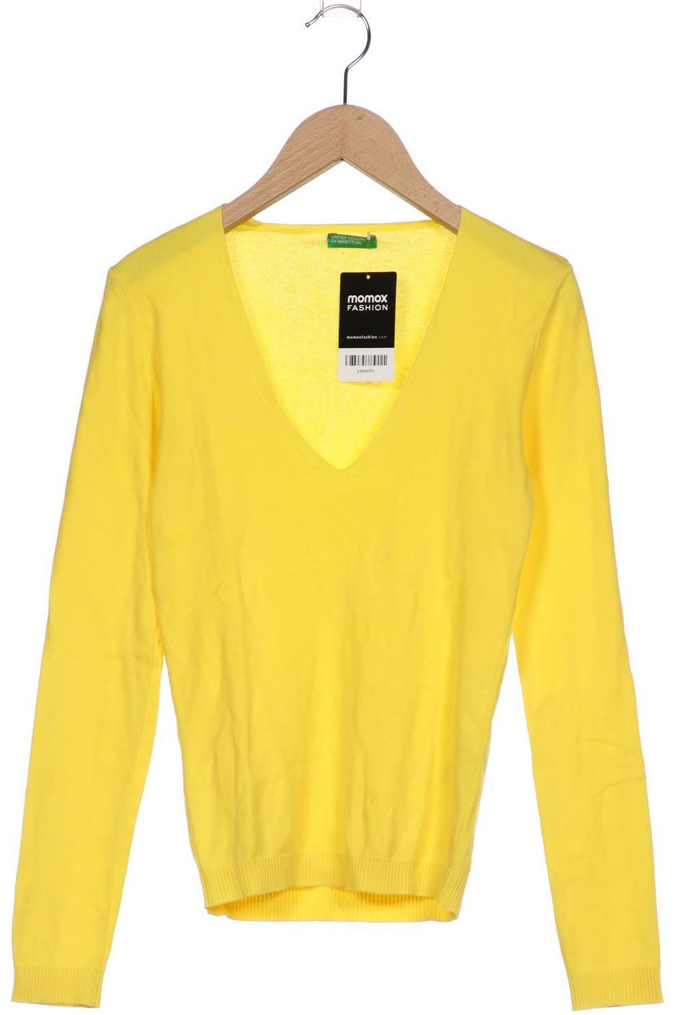 

United Colors OF Benetton Damen Pullover, gelb, Gr. 34
