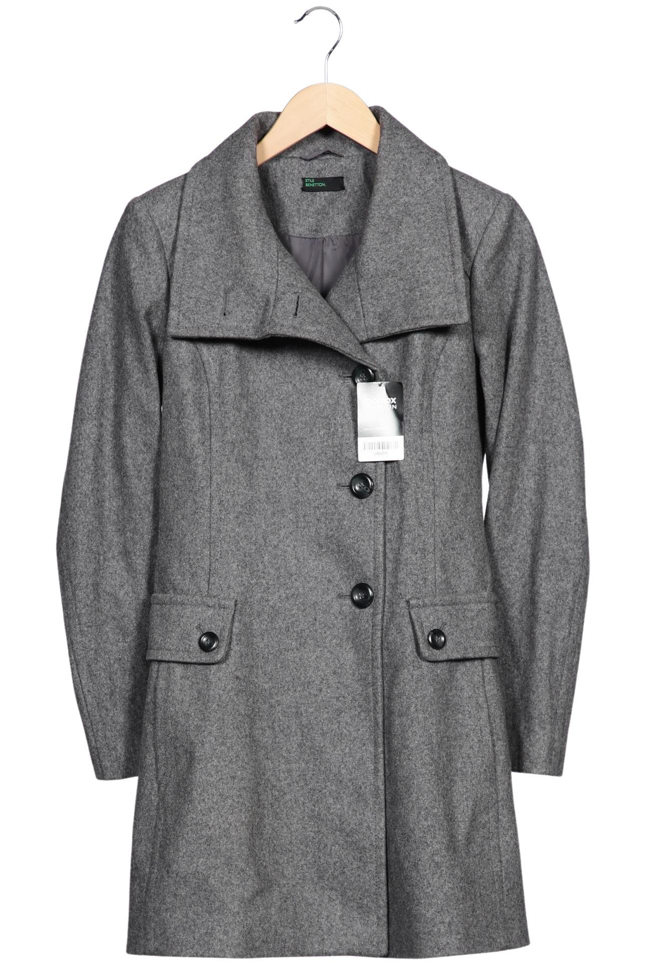 

United Colors OF Benetton Damen Mantel, grau, Gr. 36