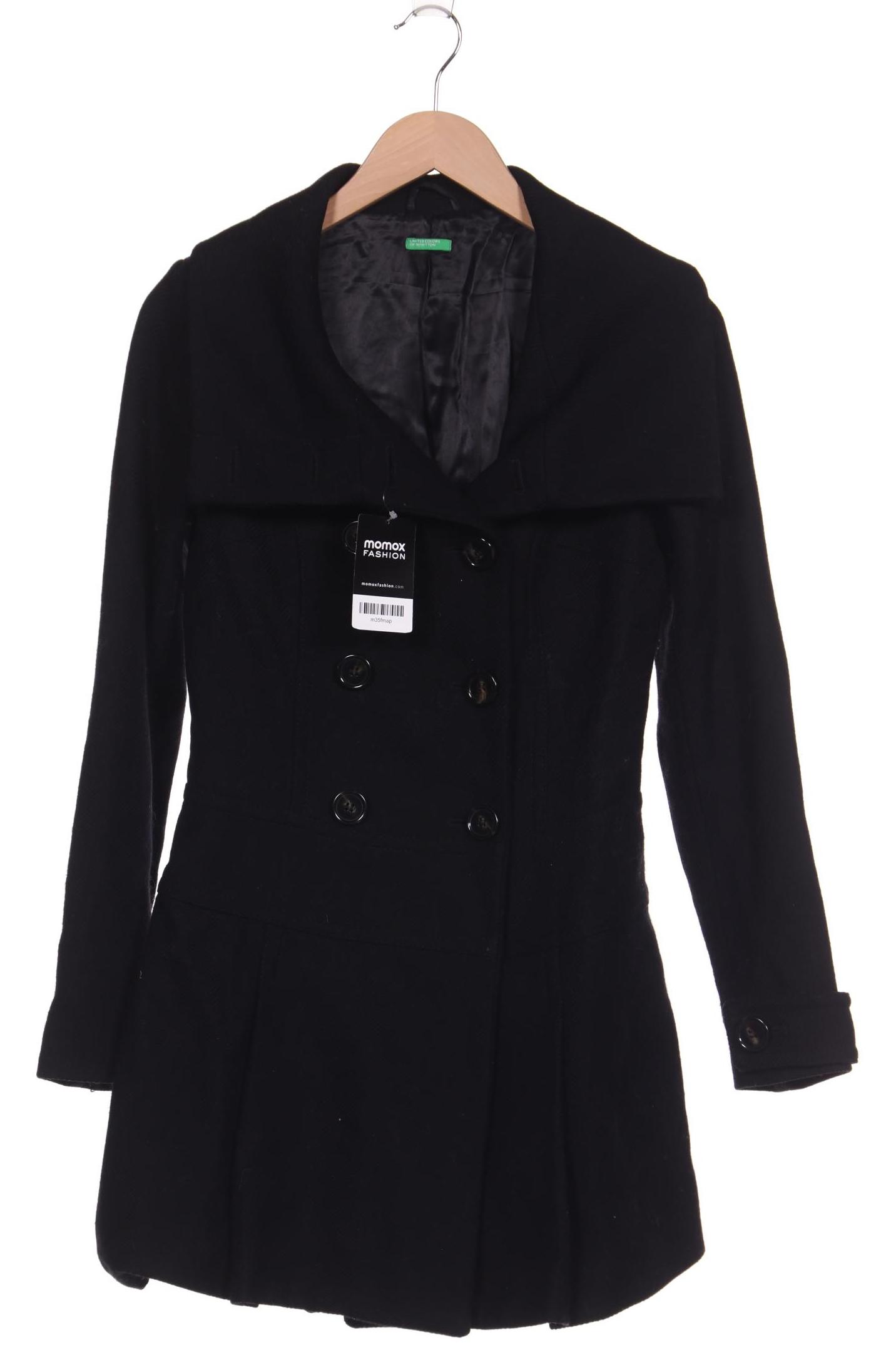 

United Colors OF Benetton Damen Mantel, schwarz, Gr. 40