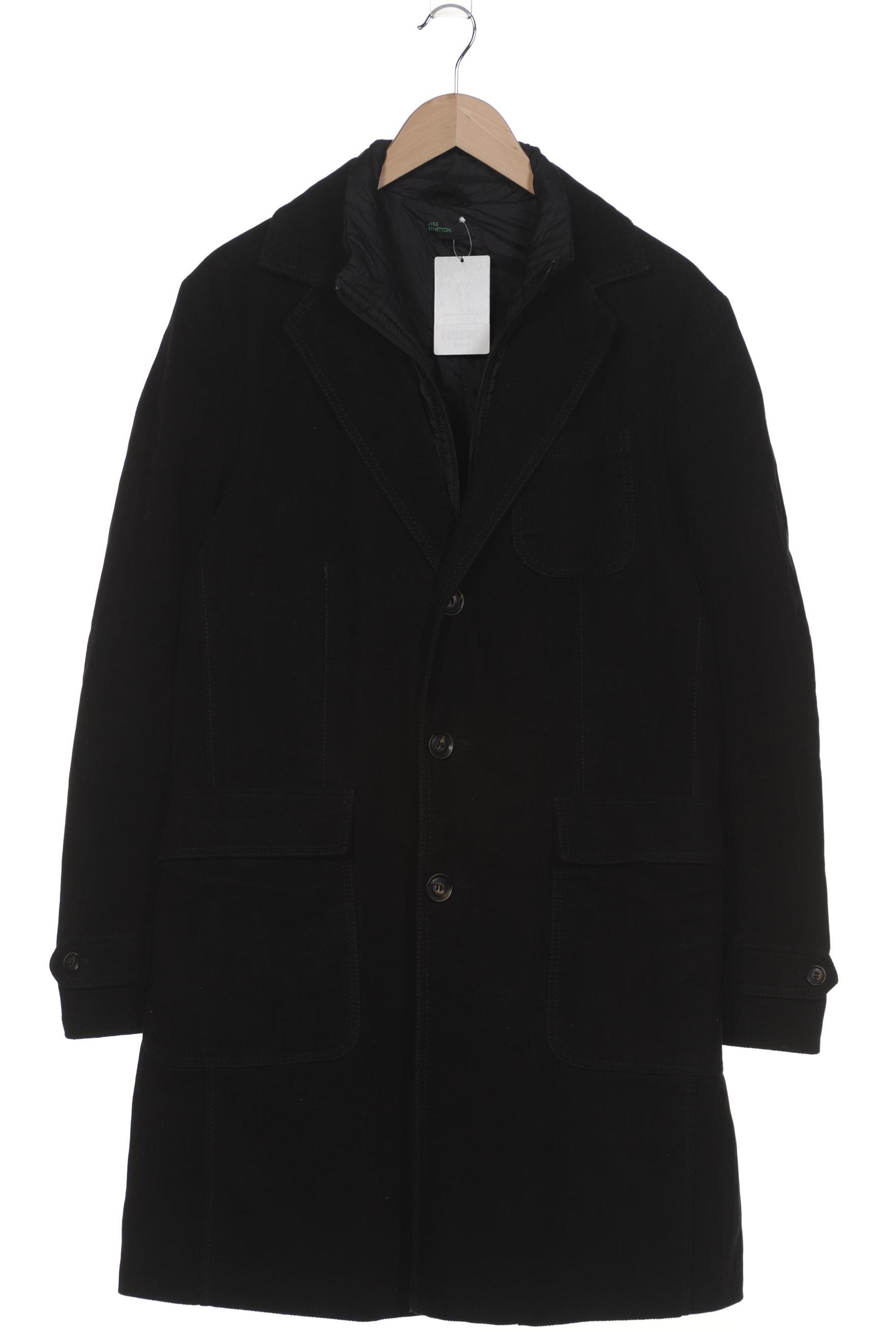 

United Colors OF Benetton Herren Mantel, schwarz, Gr. 52