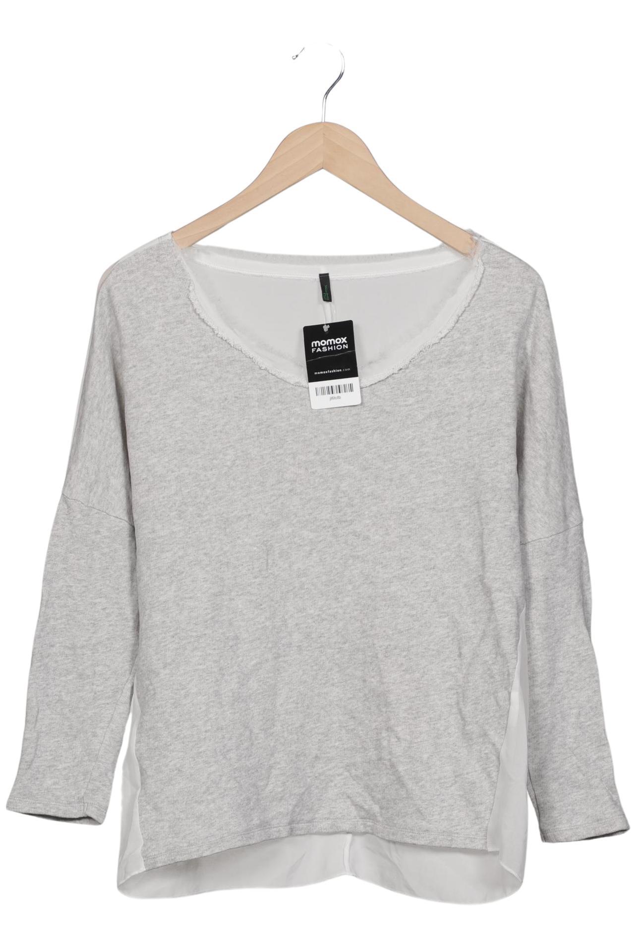 

United Colors OF Benetton Damen Langarmshirt, grau, Gr. 38