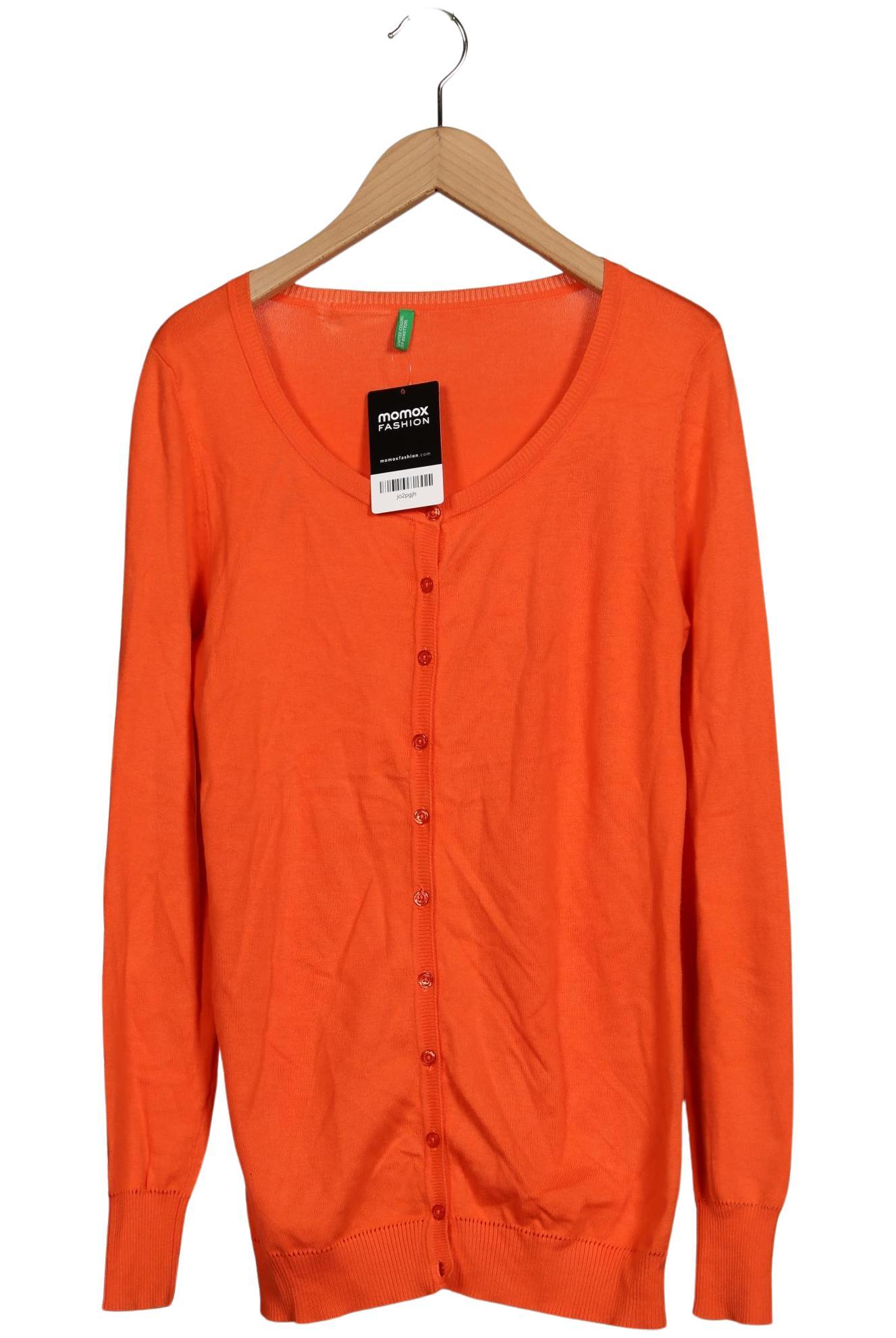 

United Colors OF Benetton Damen Strickjacke, orange, Gr. 34