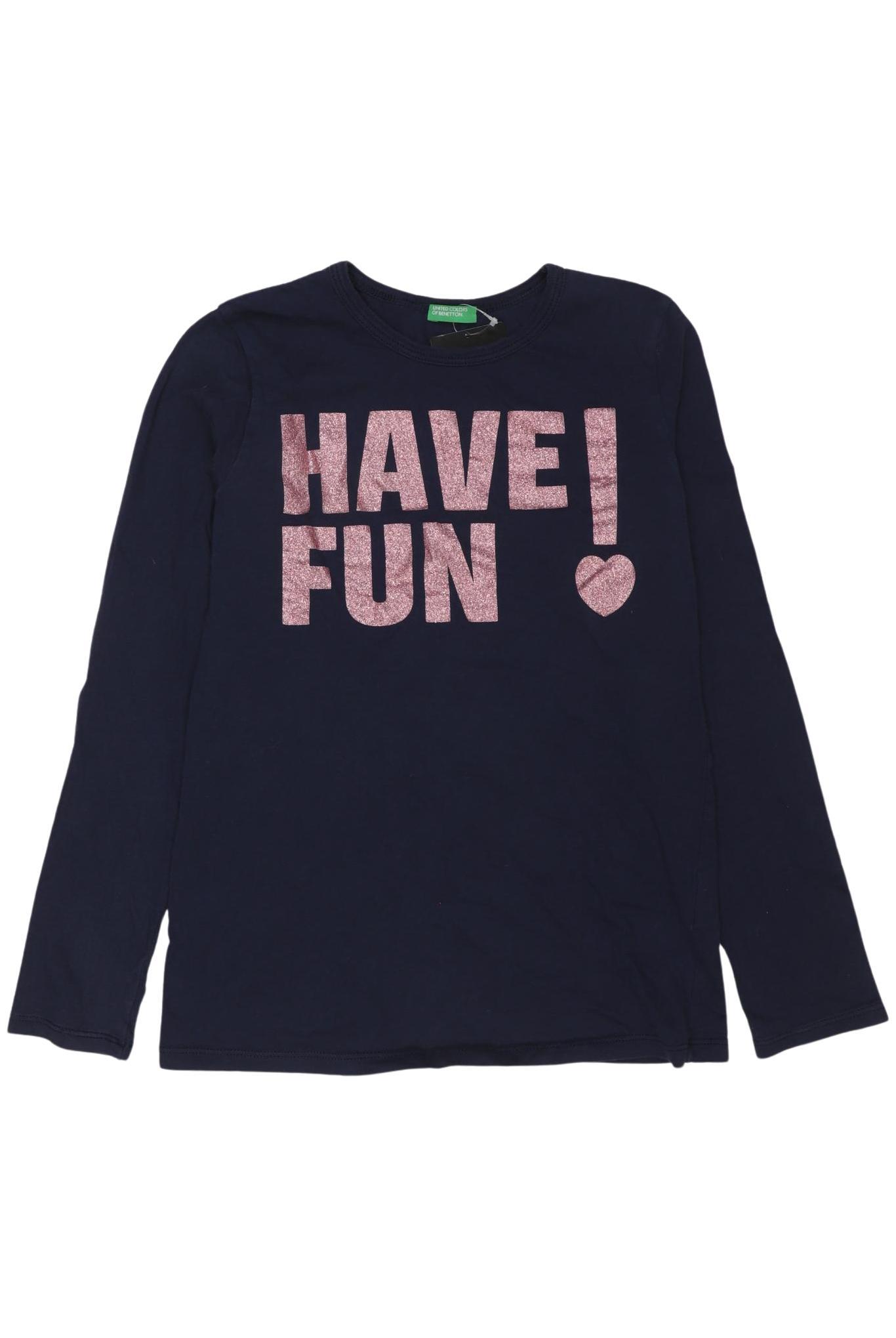 

United Colors OF Benetton Mädchen Langarmshirt, marineblau, Gr. 170