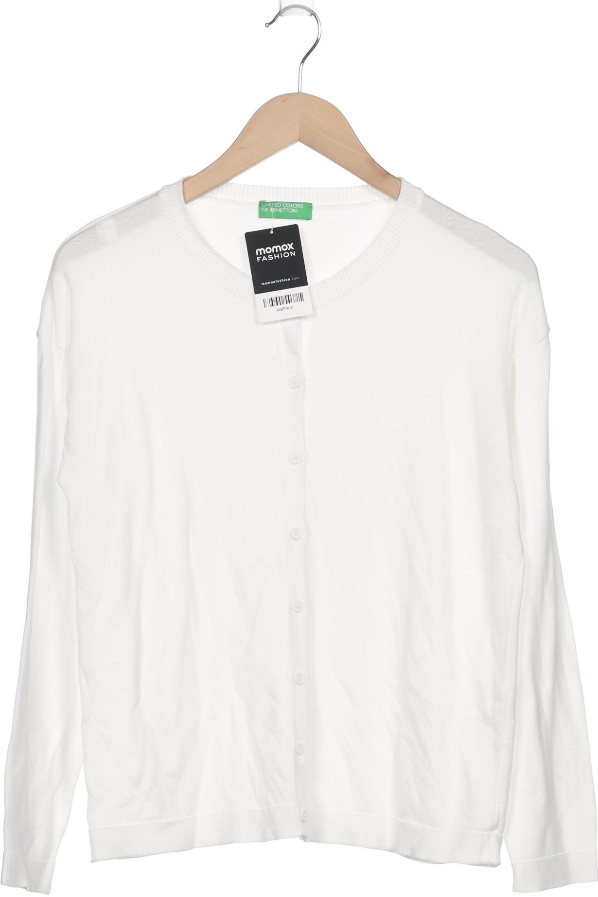 

United Colors OF Benetton Damen Strickjacke, weiß, Gr. 38