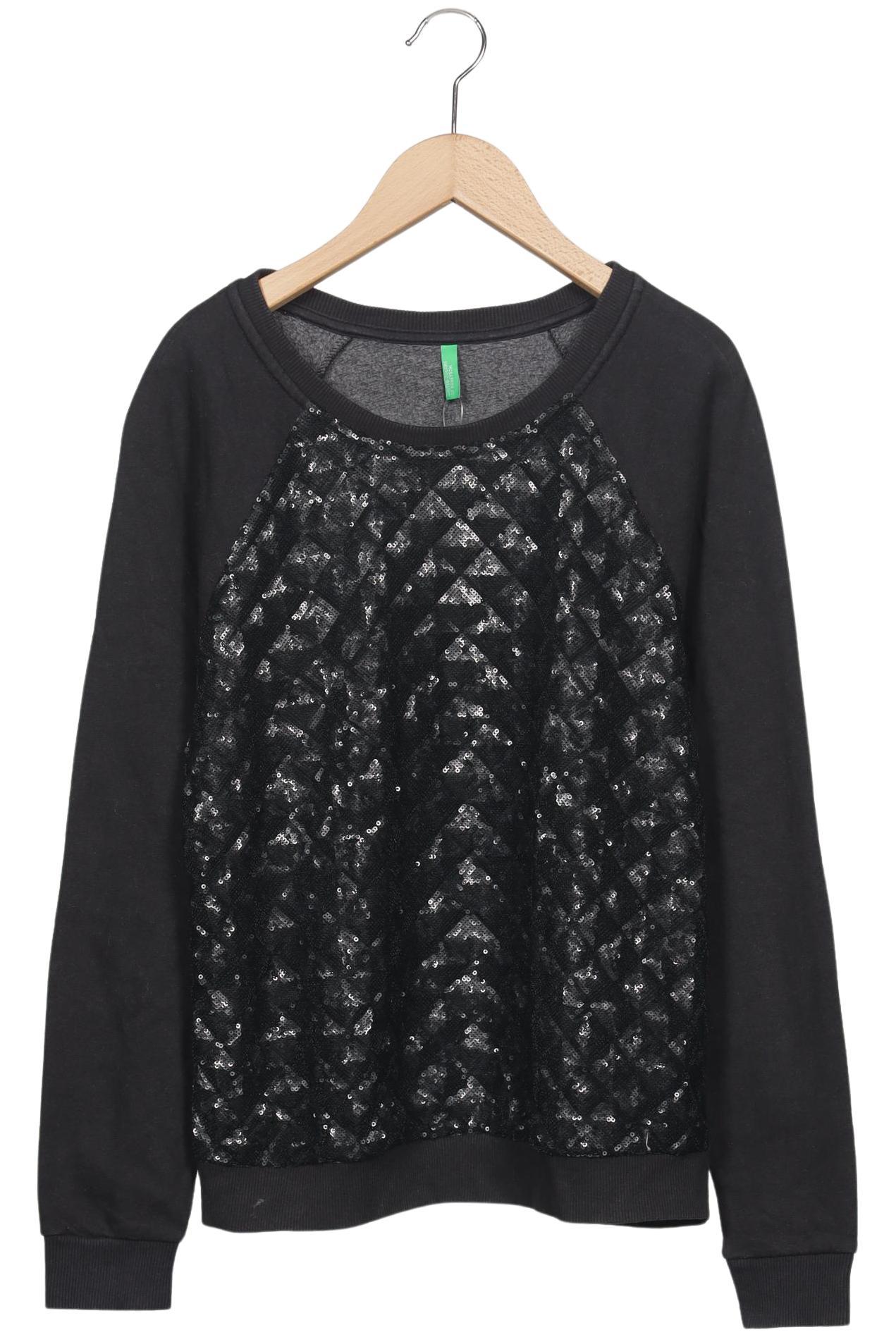 

United Colors OF Benetton Damen Sweatshirt, schwarz, Gr. 38