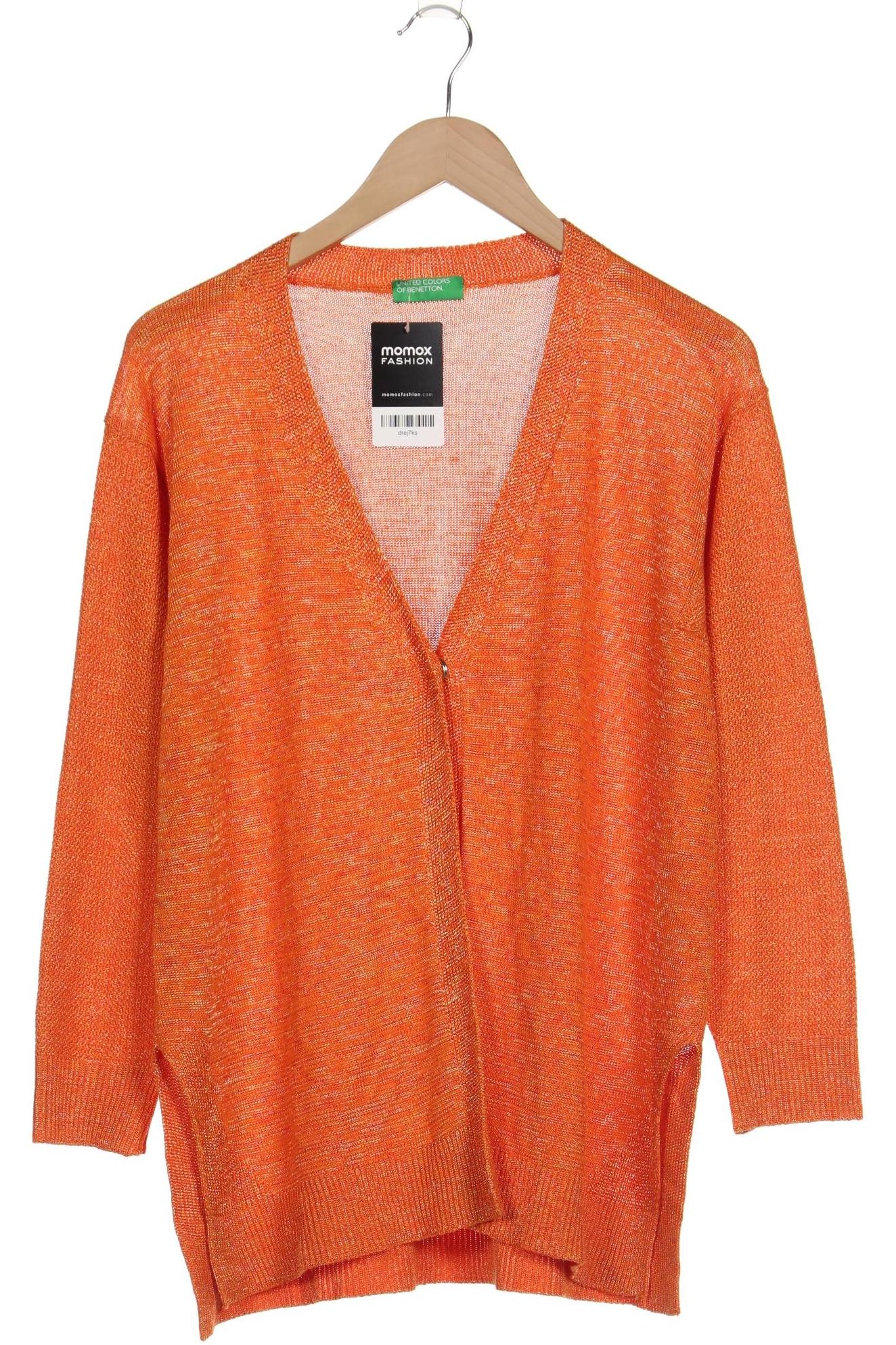 

United Colors OF Benetton Damen Strickjacke, orange, Gr. 38
