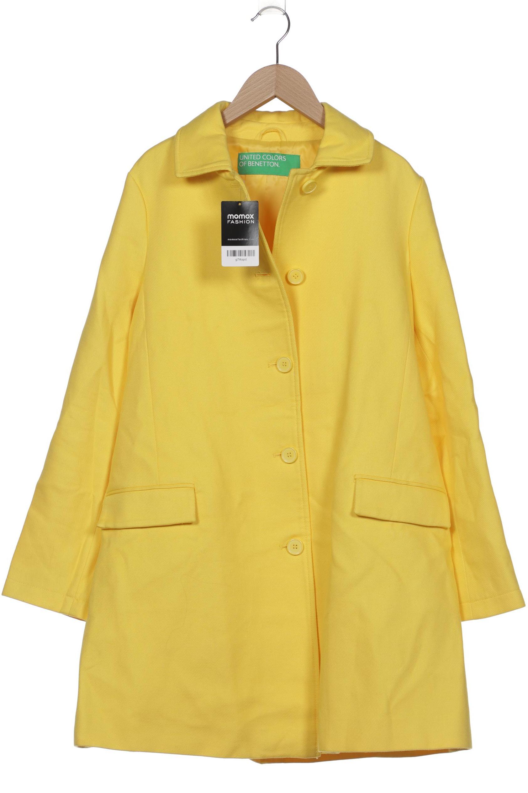 

United Colors OF Benetton Damen Mantel, gelb, Gr. 34