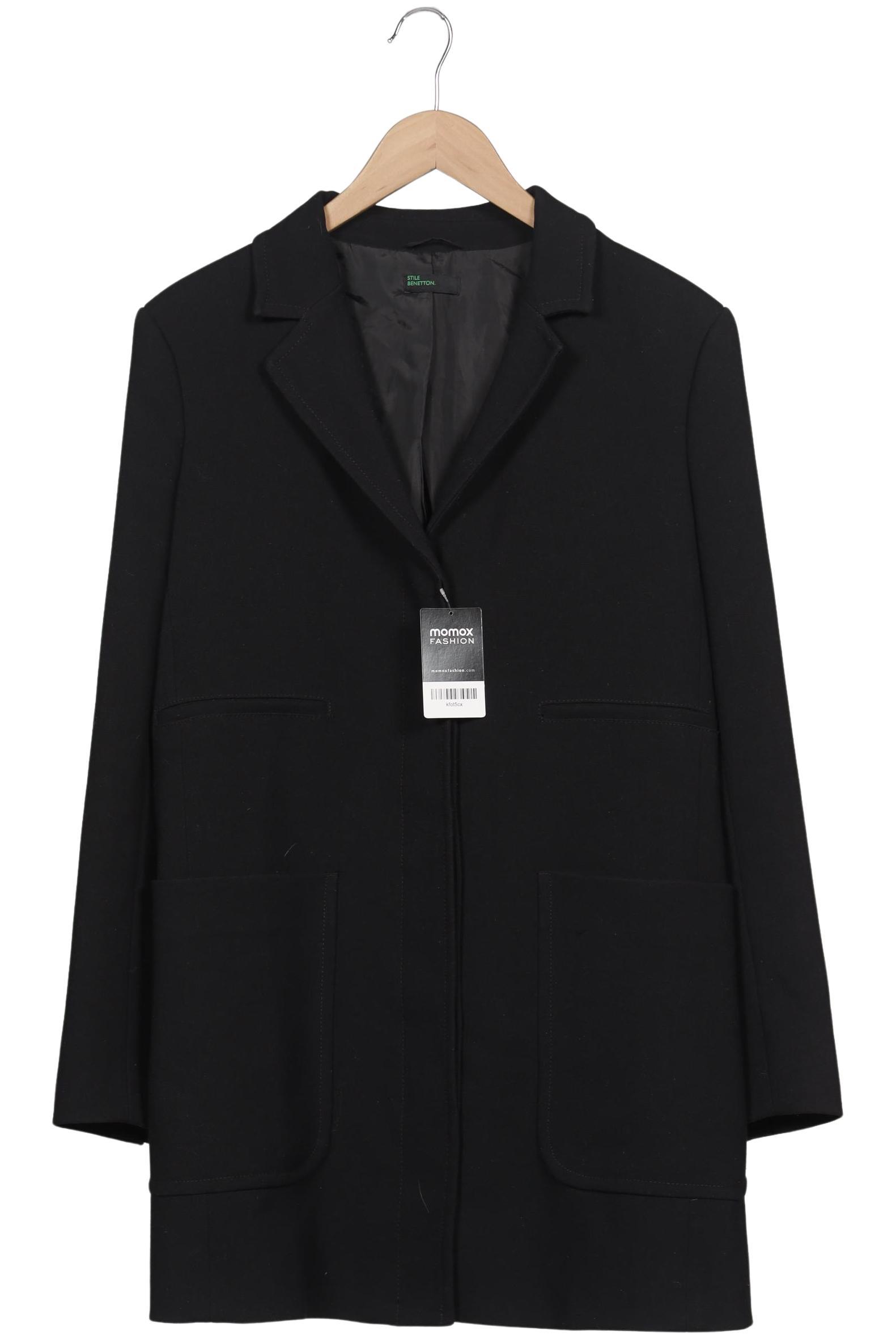 

United Colors OF Benetton Damen Mantel, schwarz, Gr. 44