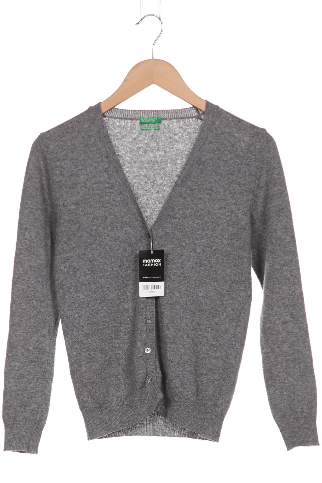 

UNITED COLORS OF BENETTON Damen Strickjacke, grau