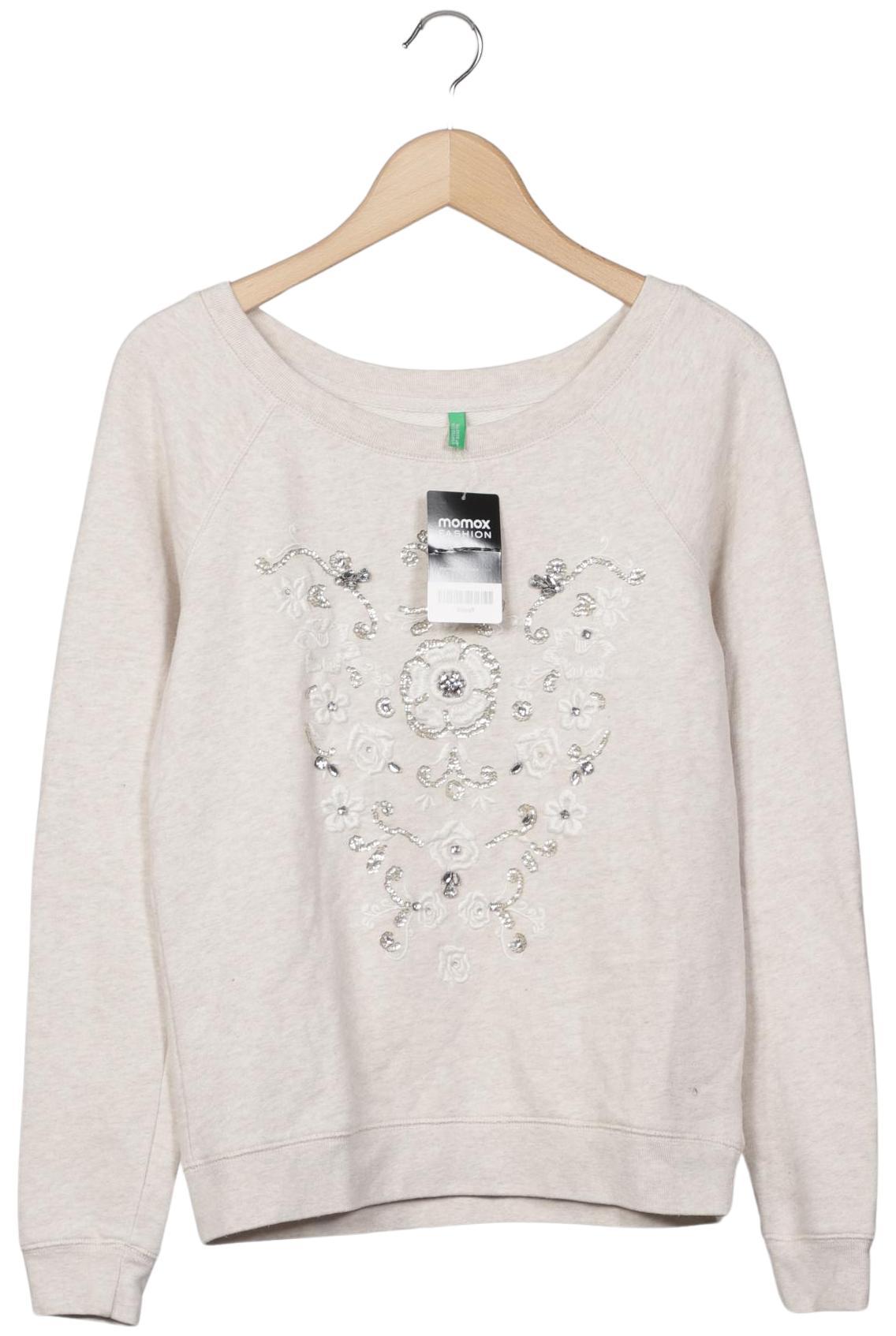 

United Colors OF Benetton Damen Sweatshirt, cremeweiß, Gr. 36