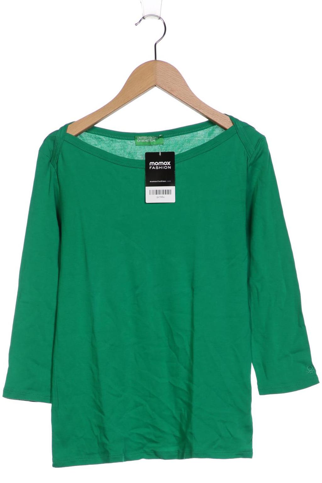 

United Colors OF Benetton Damen Langarmshirt, grün, Gr. 36