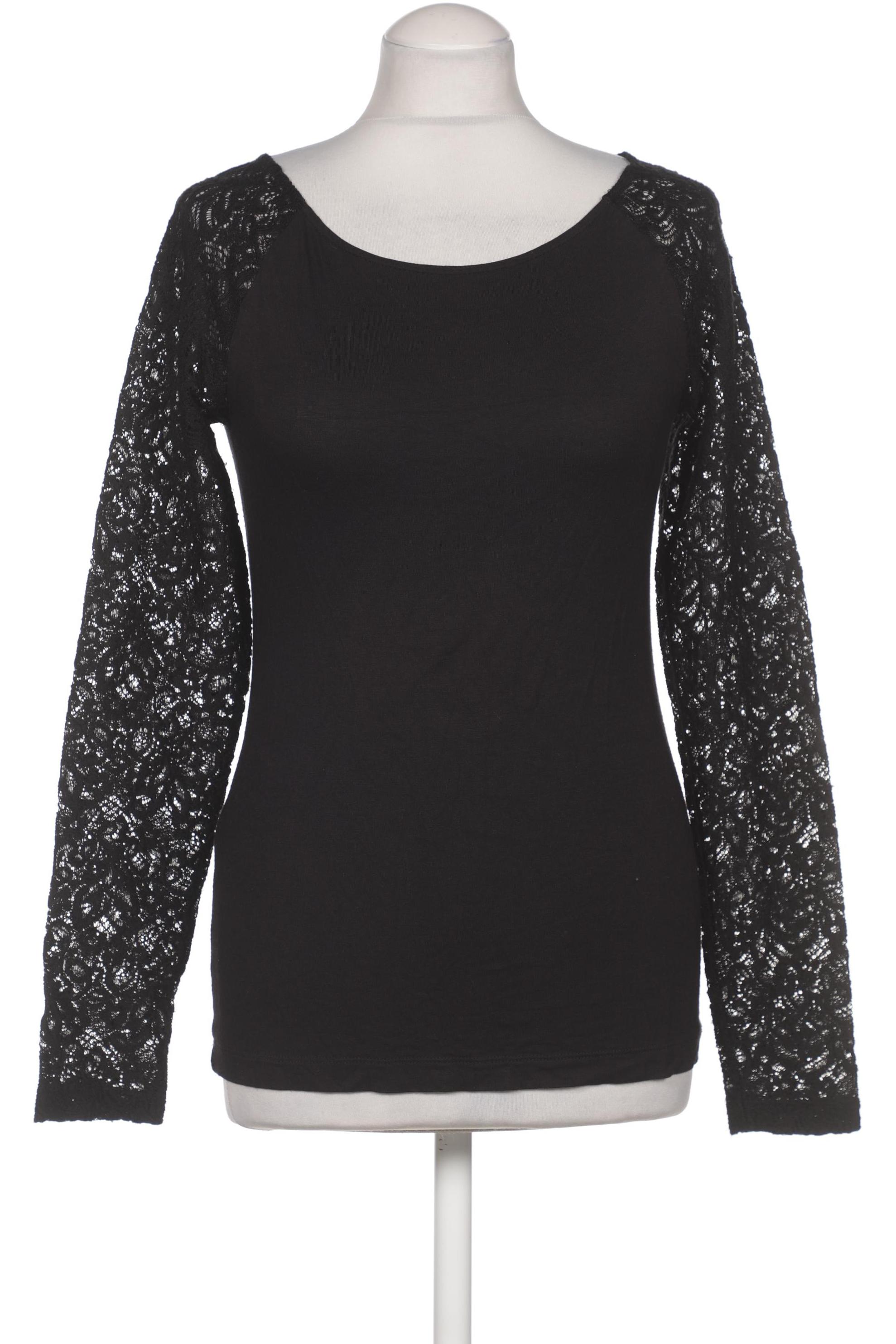 

United Colors OF Benetton Damen Langarmshirt, schwarz, Gr. 36