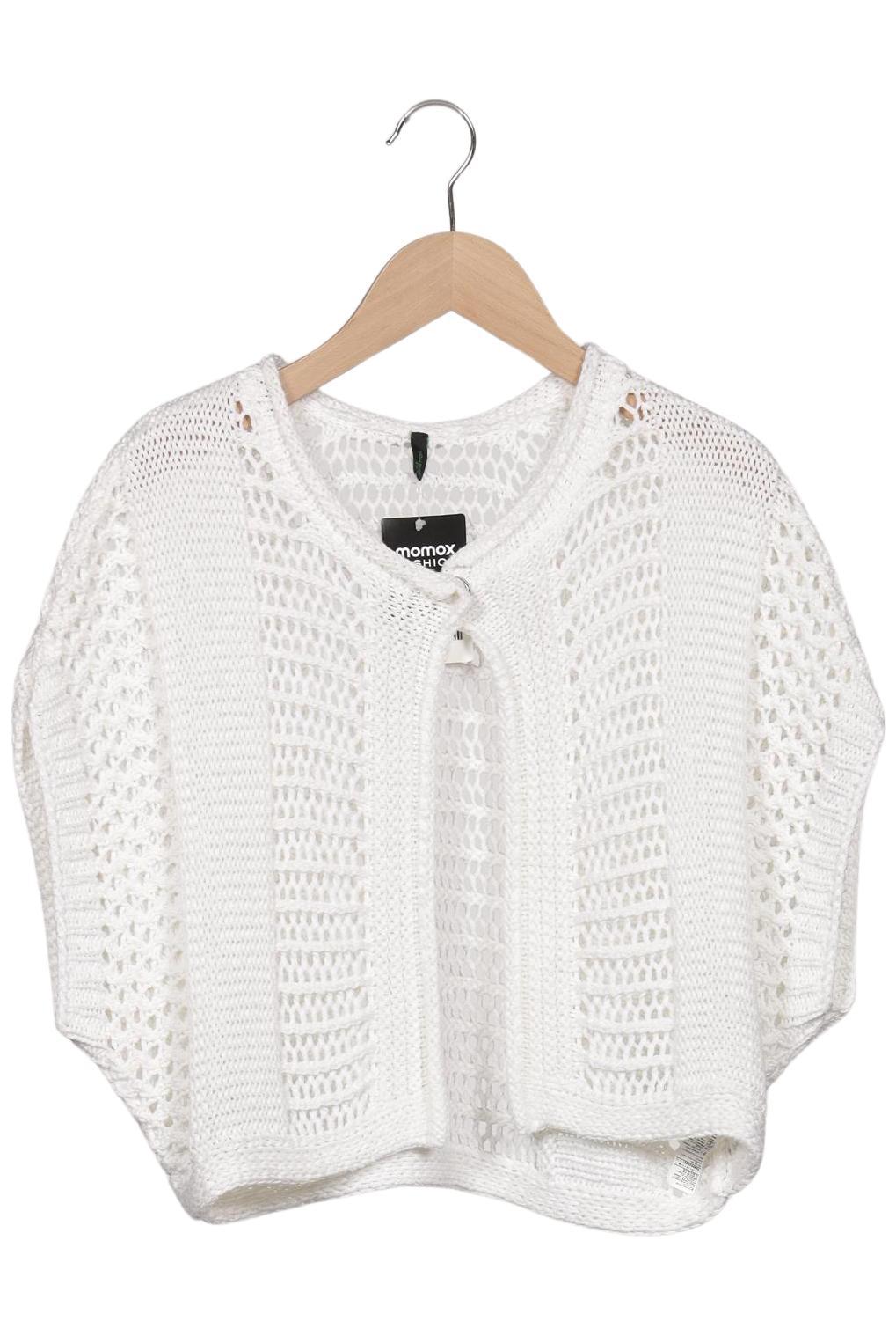 

United Colors OF Benetton Damen Strickjacke, weiß, Gr. 38