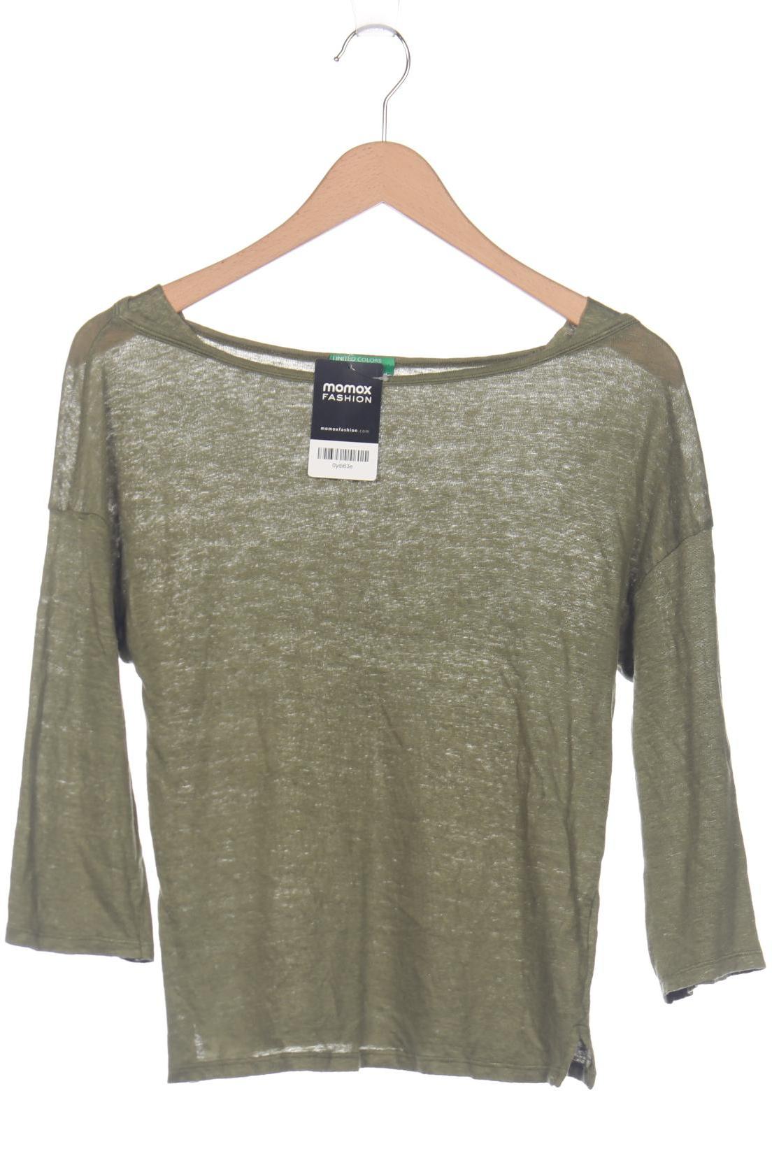 

United Colors OF Benetton Damen Langarmshirt, grün, Gr. 38