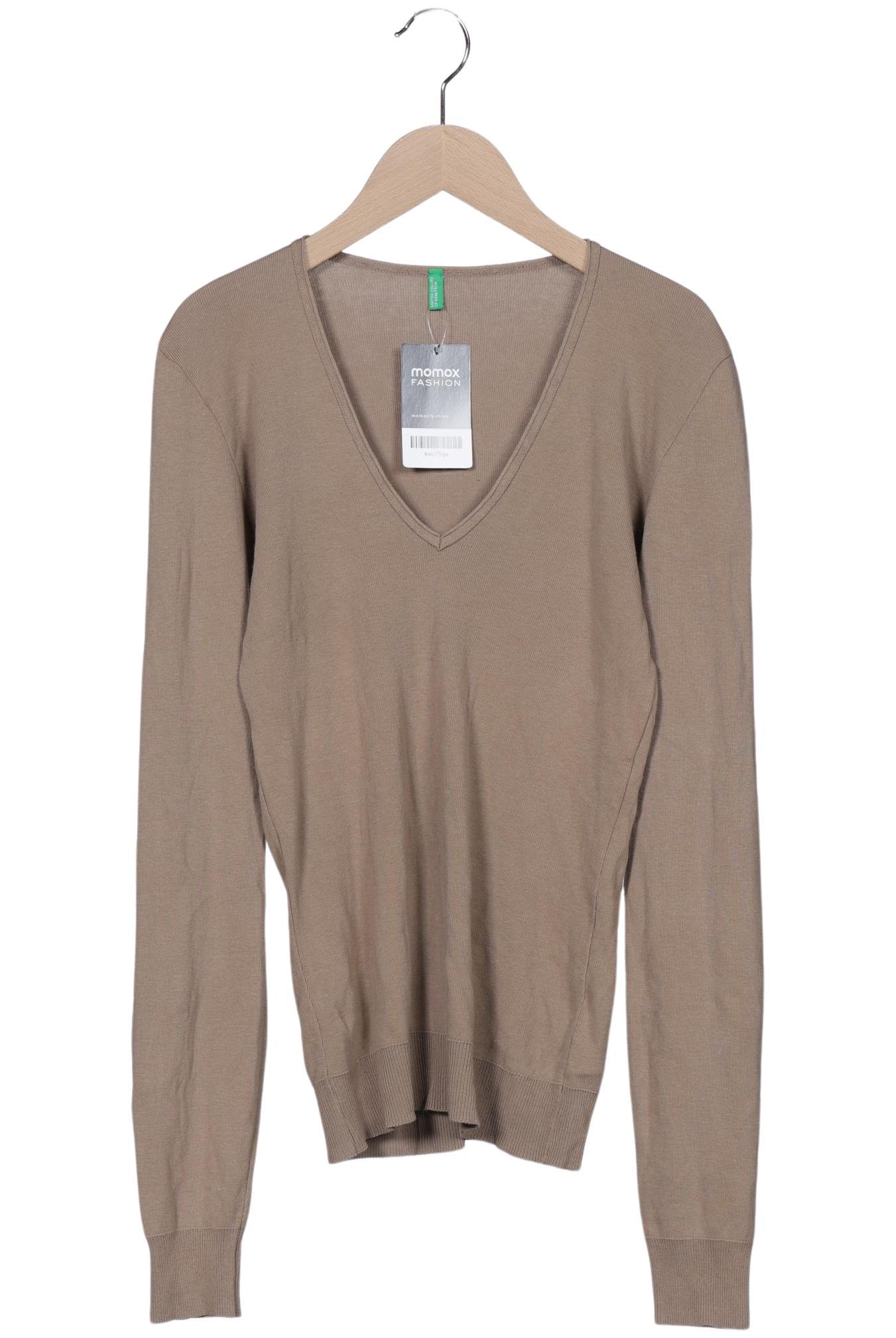 

United Colors OF Benetton Damen Langarmshirt, beige, Gr. 42