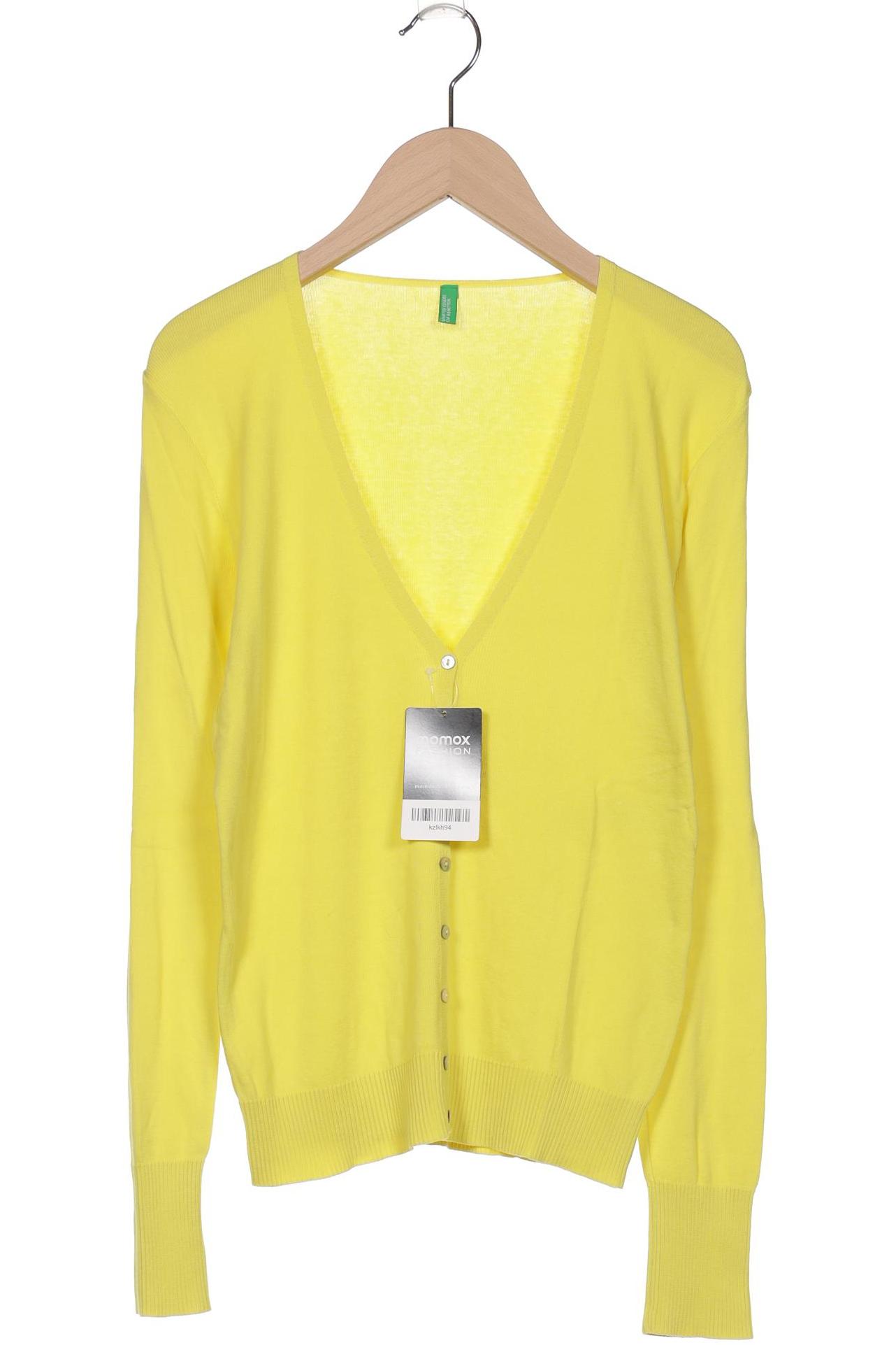 

United Colors OF Benetton Damen Strickjacke, gelb, Gr. 38