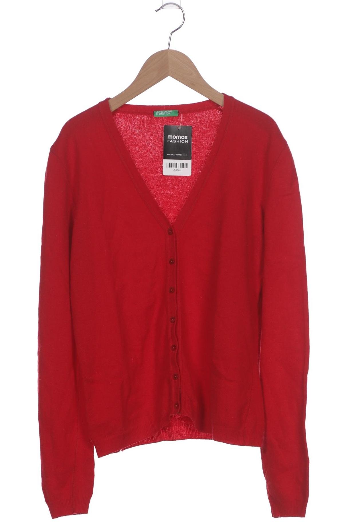 

United Colors OF Benetton Damen Strickjacke, rot, Gr. 42