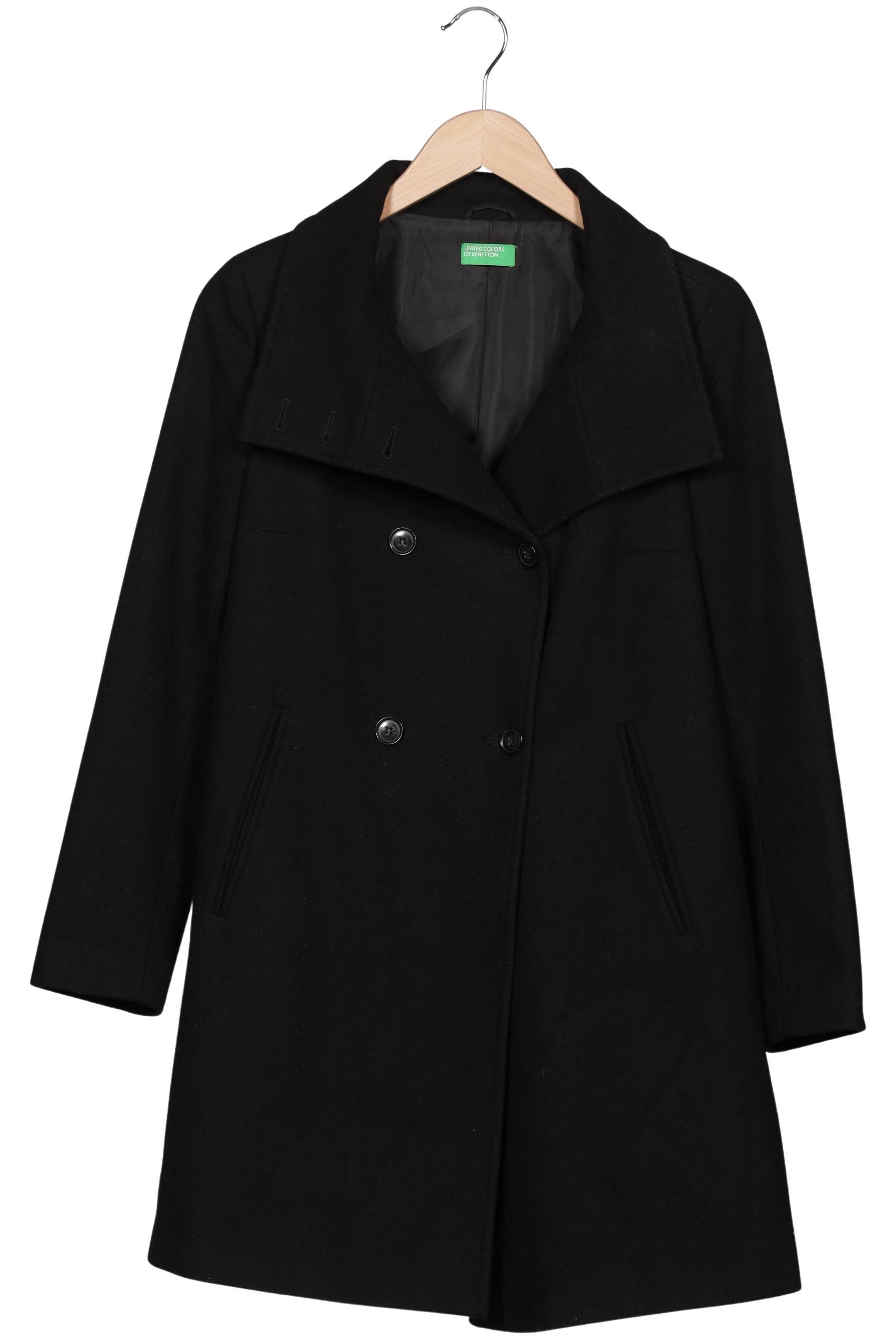 

United Colors OF Benetton Damen Mantel, schwarz, Gr. 36