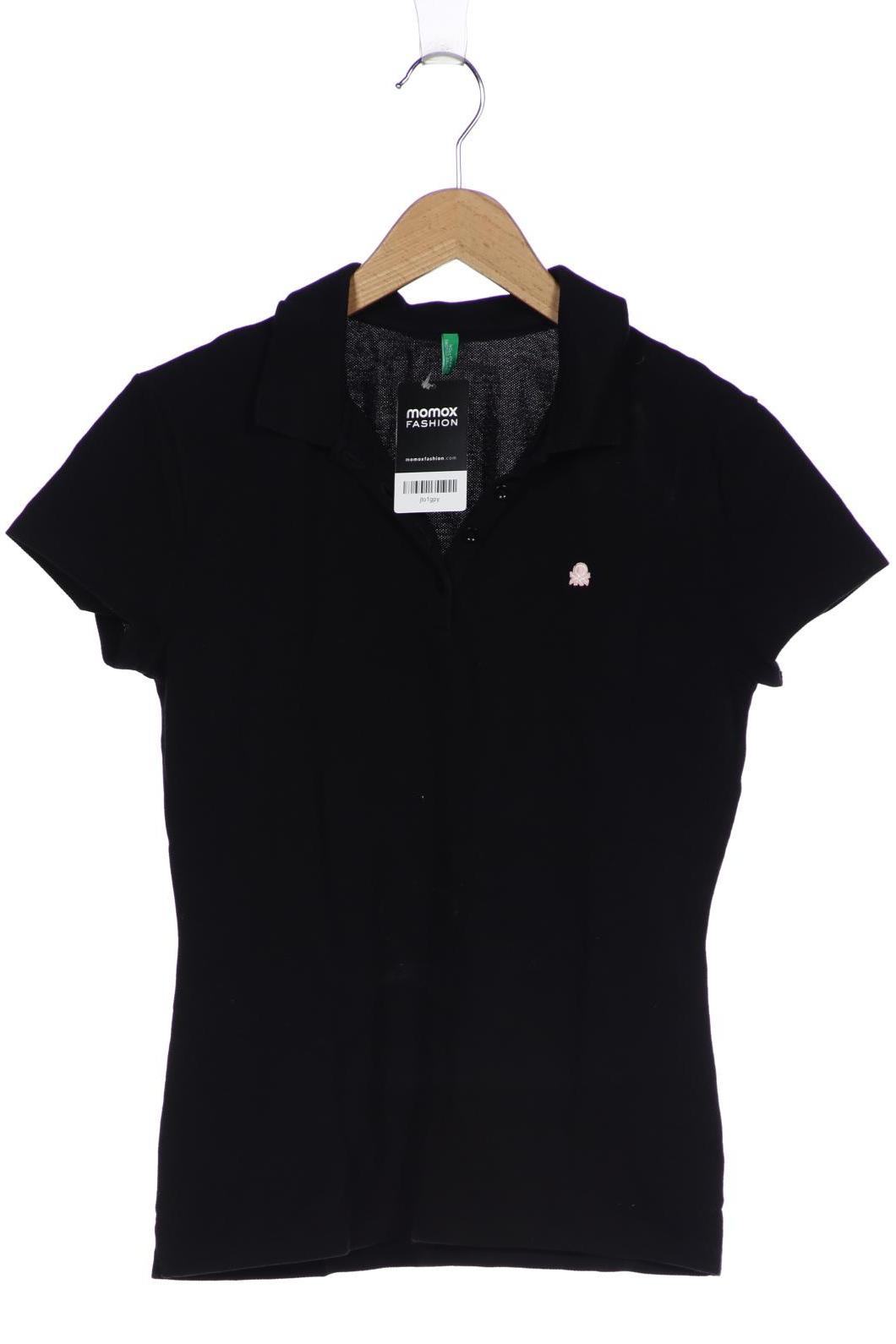 

United Colors OF Benetton Damen Poloshirt, schwarz, Gr. 42