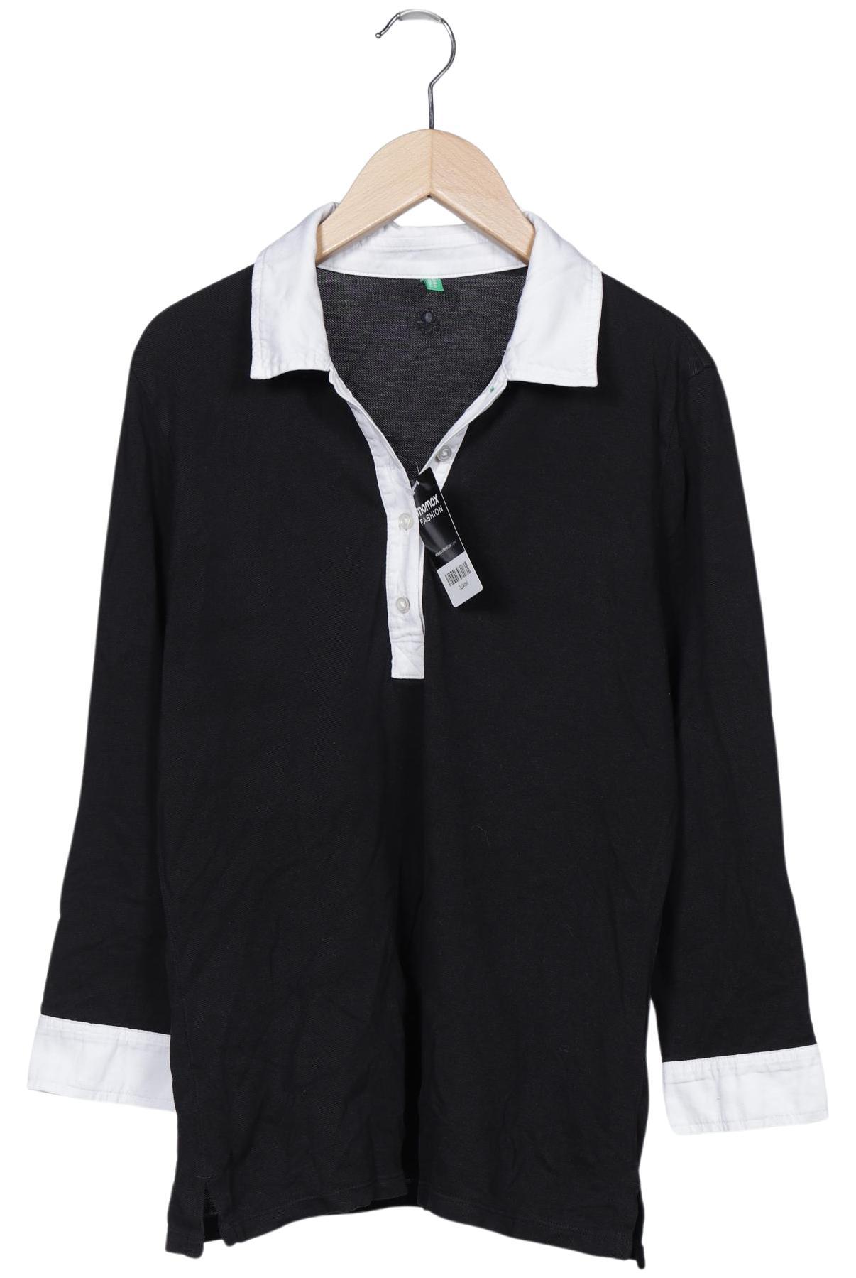 

United Colors OF Benetton Damen Poloshirt, schwarz, Gr. 36