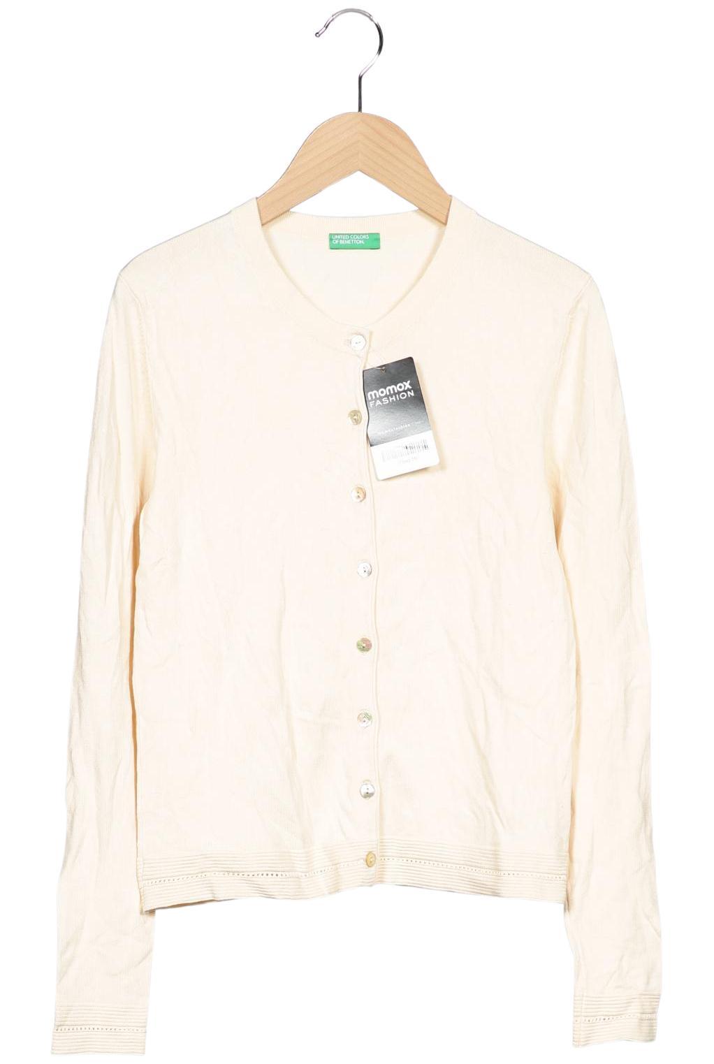 

United Colors OF Benetton Damen Strickjacke, cremeweiß, Gr. 34