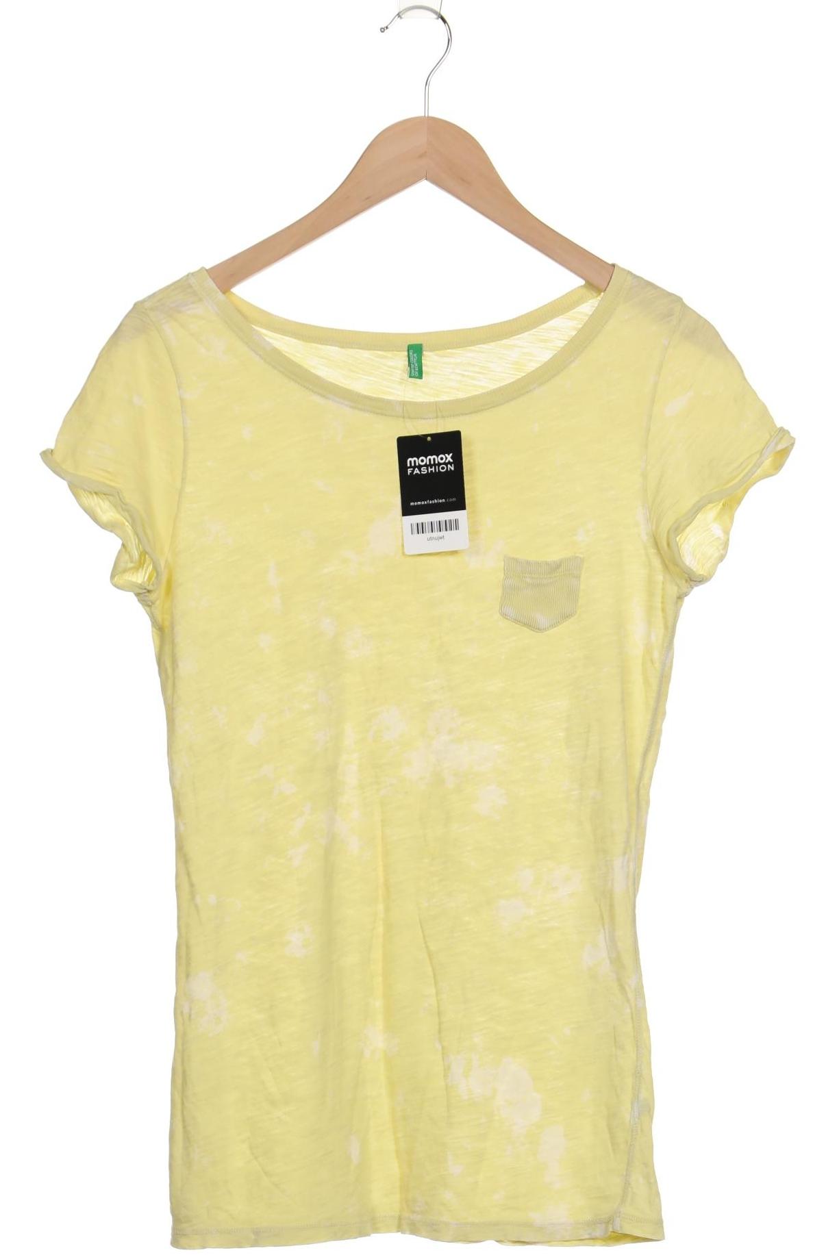 

United Colors OF Benetton Damen T-Shirt, gelb, Gr. 36