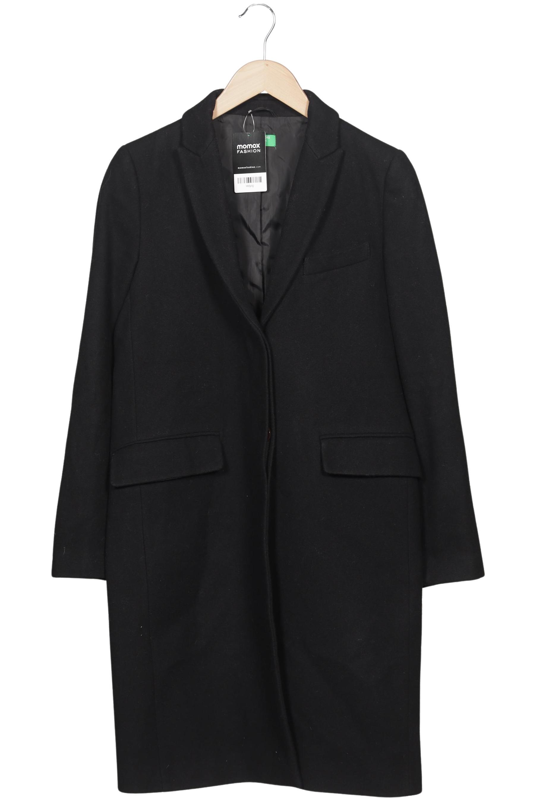 

United Colors OF Benetton Damen Mantel, schwarz, Gr. 36