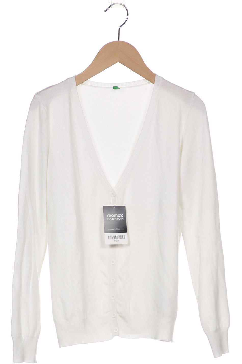 

UNITED COLORS OF BENETTON Damen Strickjacke, weiß