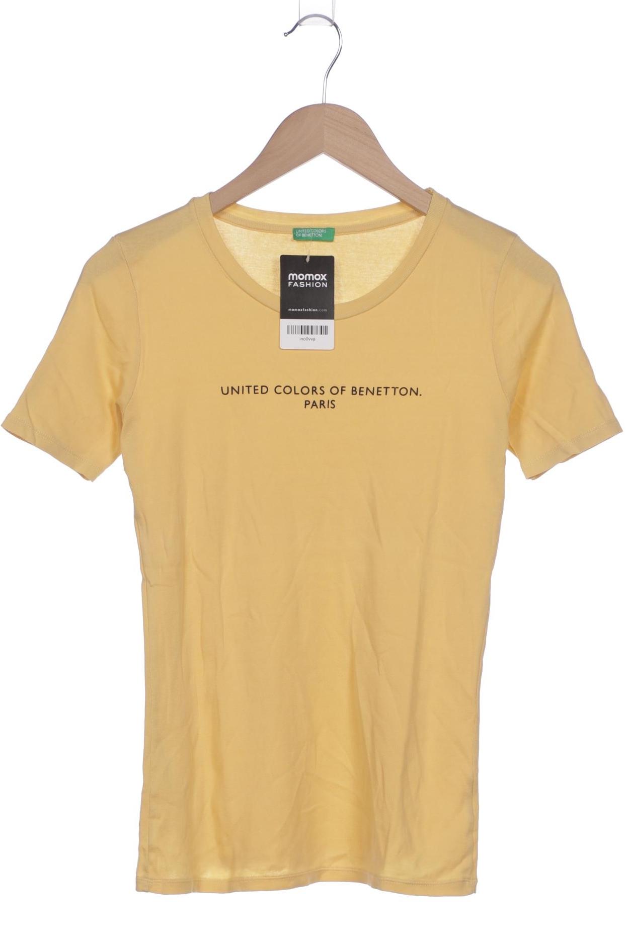 

United Colors OF Benetton Damen T-Shirt, gelb, Gr. 34