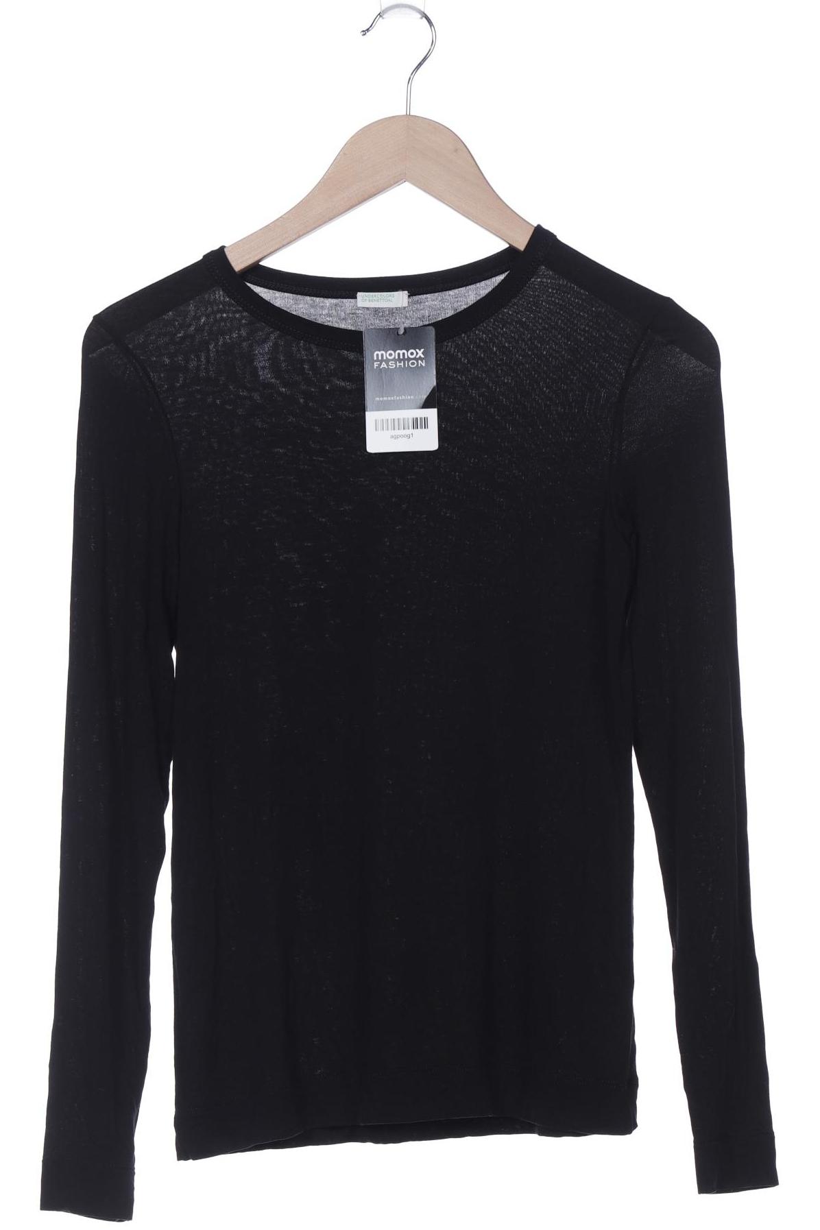 

United Colors OF Benetton Damen Langarmshirt, schwarz, Gr. 36