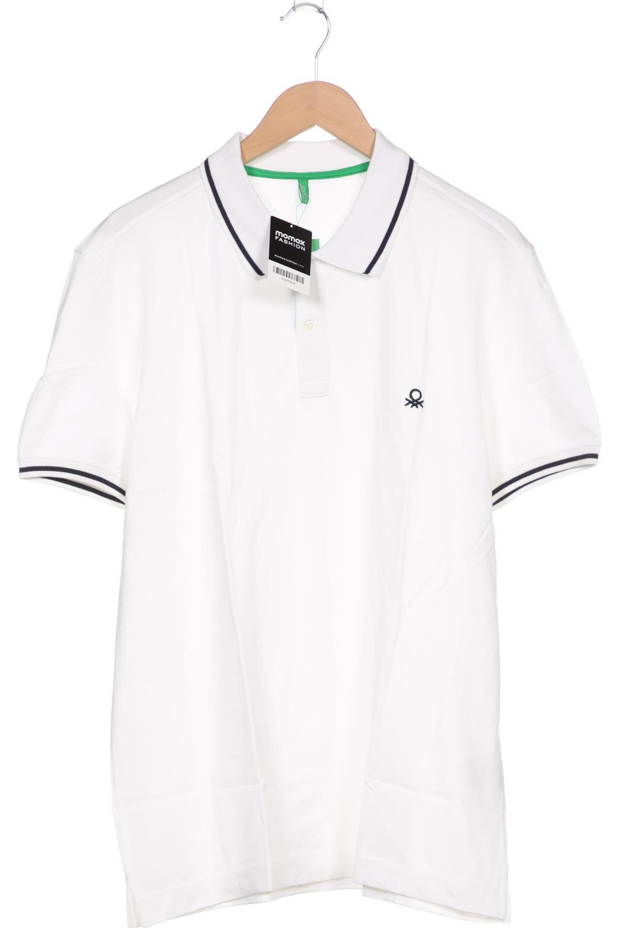 

UNITED COLORS OF BENETTON Herren Poloshirt, weiß