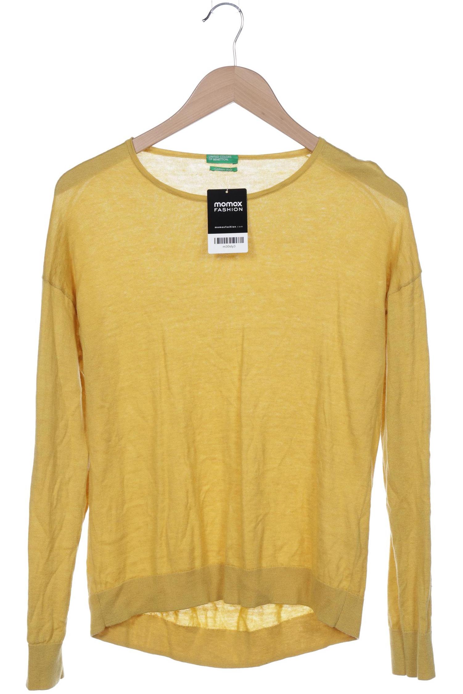 

United Colors OF Benetton Damen Pullover, gelb, Gr. 36