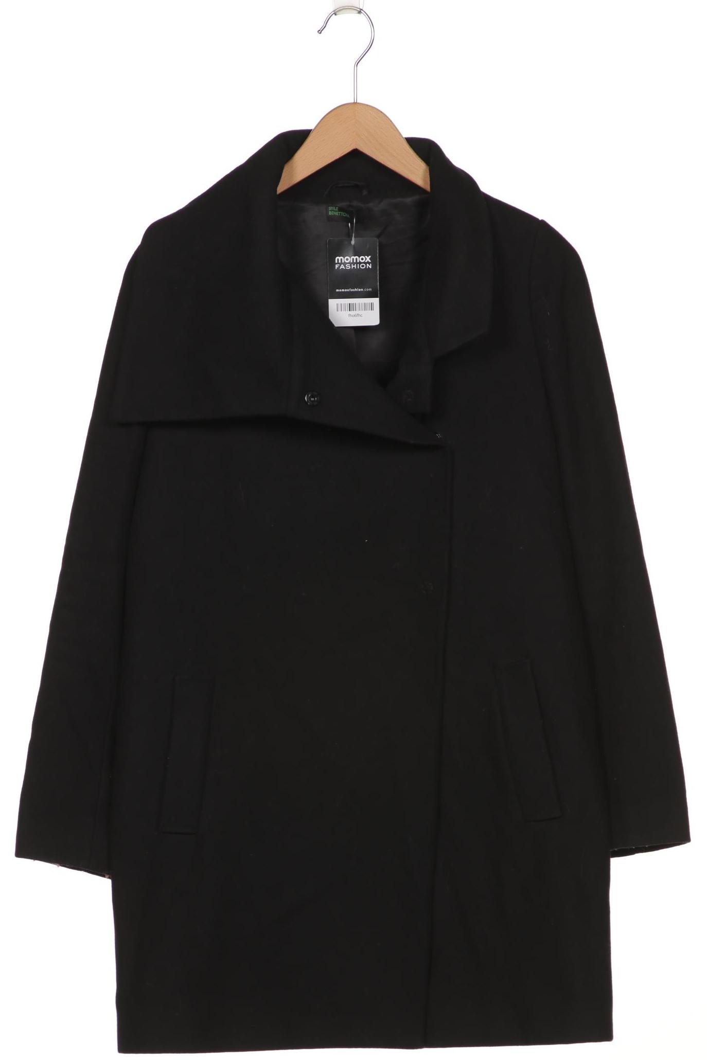 

United Colors OF Benetton Damen Mantel, schwarz, Gr. 44