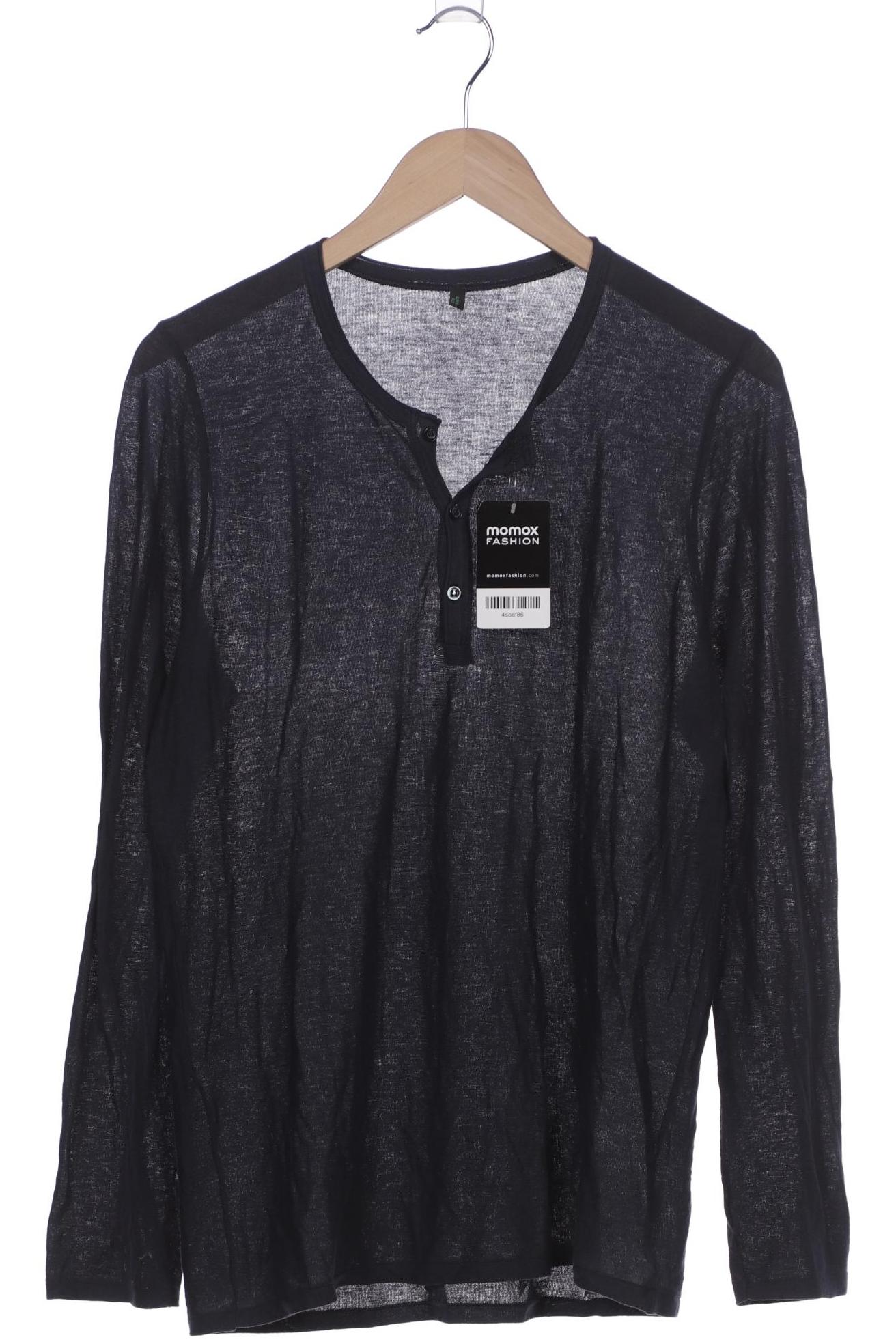 

United Colors OF Benetton Herren Langarmshirt, marineblau, Gr. 46