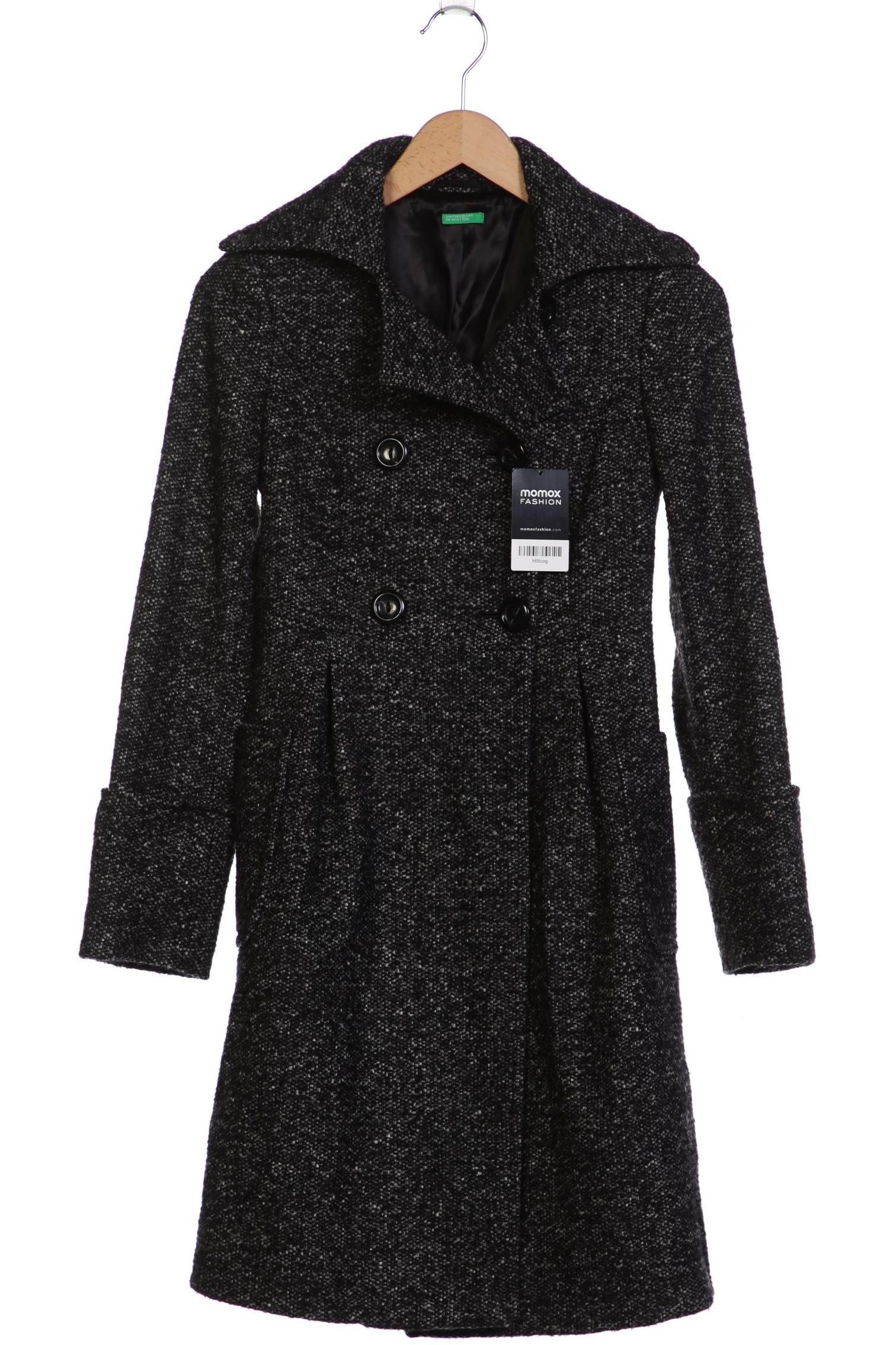 

United Colors OF Benetton Damen Mantel, schwarz, Gr. 38