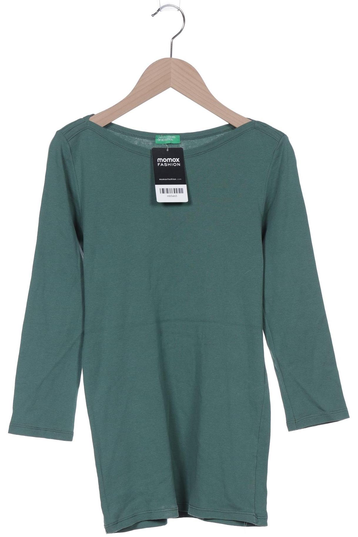 

United Colors OF Benetton Damen Langarmshirt, türkis, Gr. 34