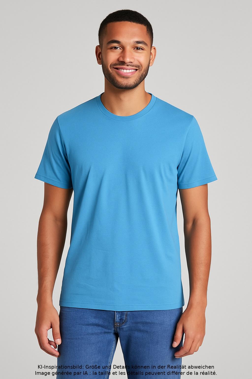 

United Colors OF Benetton Herren T-Shirt, hellblau, Gr. 48