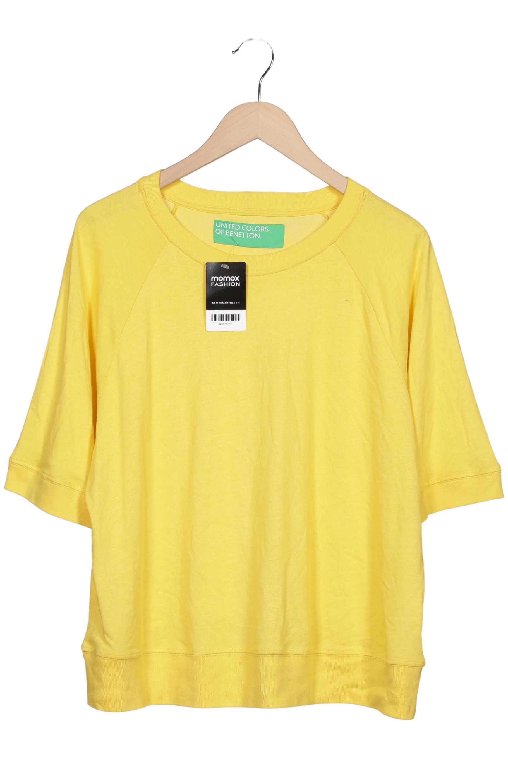 

United Colors OF Benetton Damen T-Shirt, gelb, Gr. 48