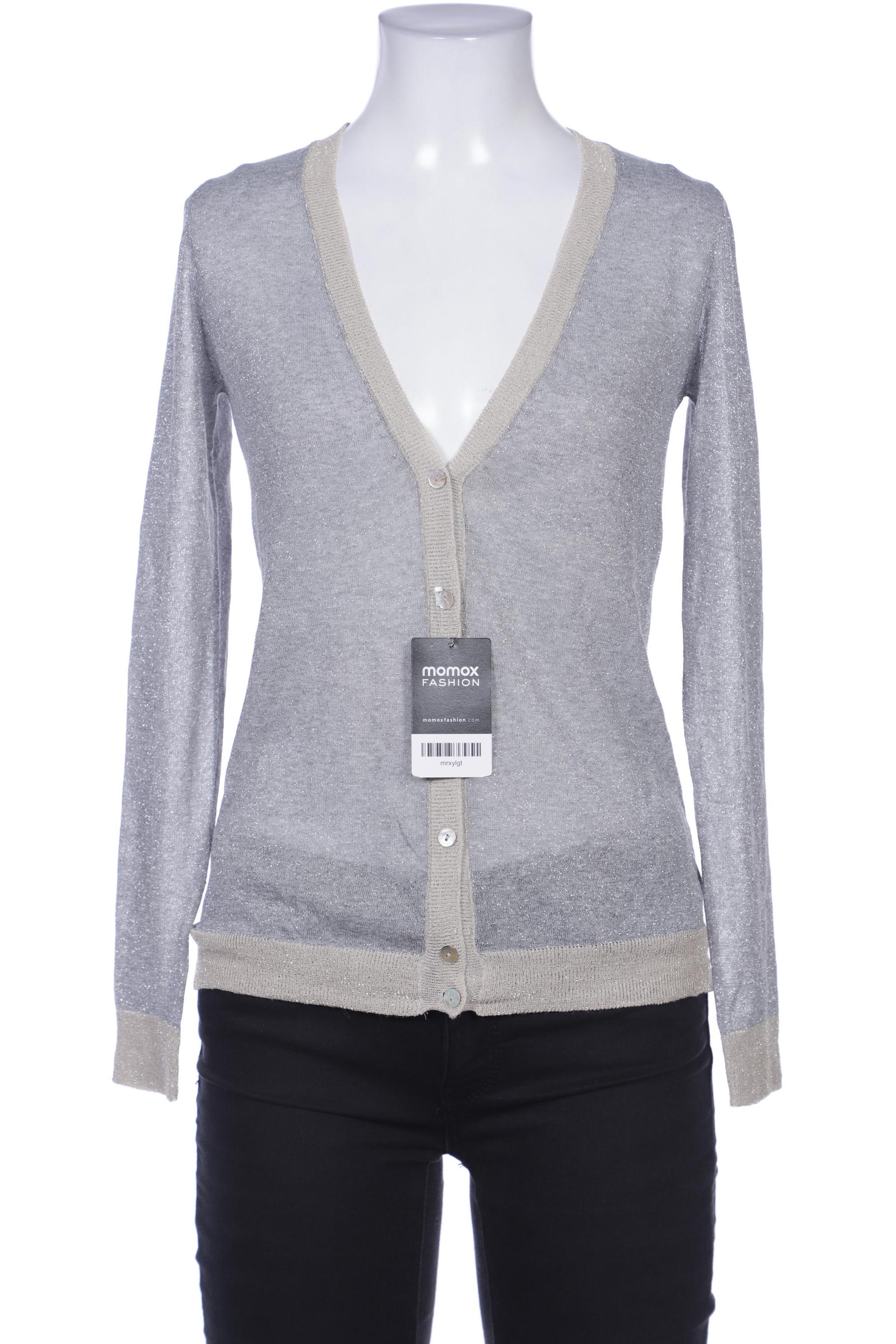

United Colors OF Benetton Damen Strickjacke, silber, Gr. 36