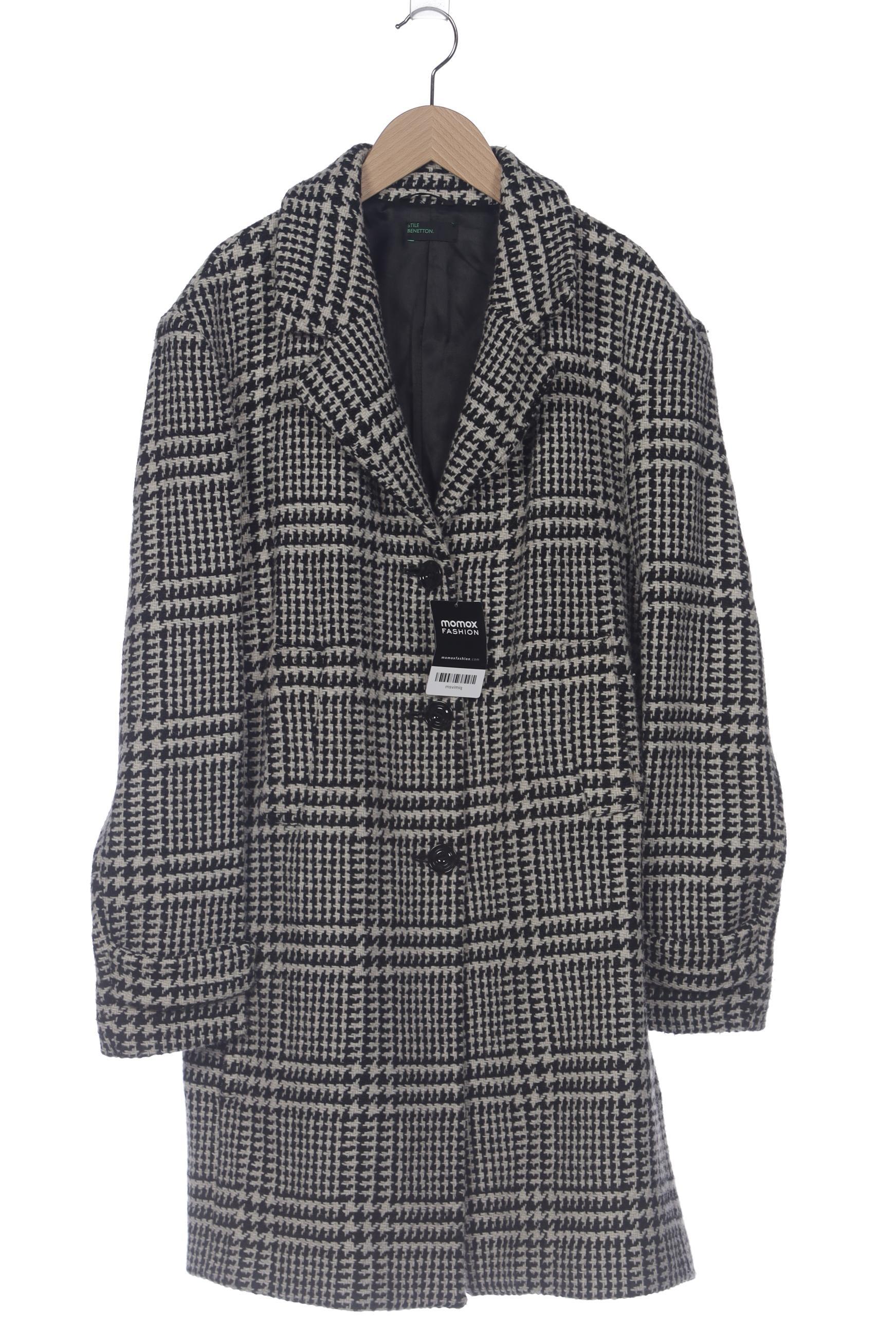 

United Colors OF Benetton Damen Mantel, schwarz, Gr. 44
