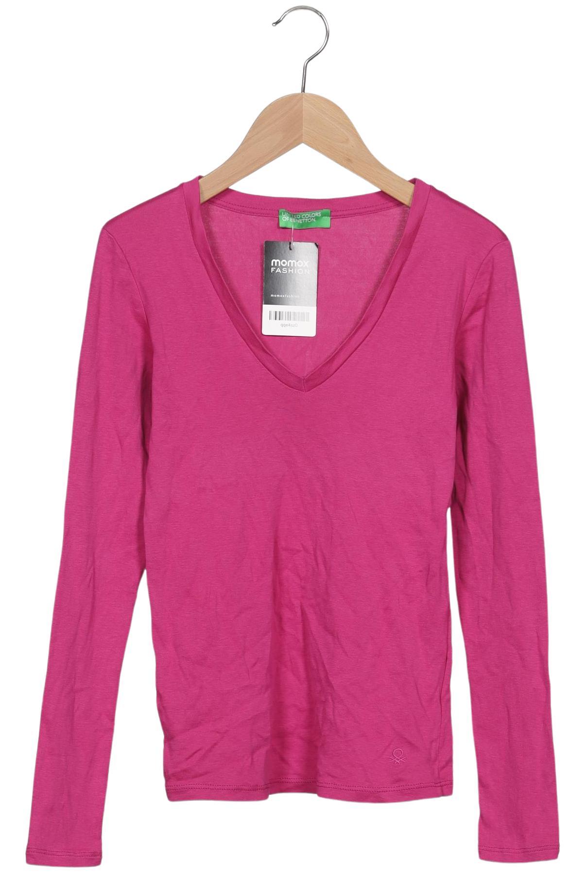 

United Colors OF Benetton Damen Langarmshirt, pink, Gr. 34