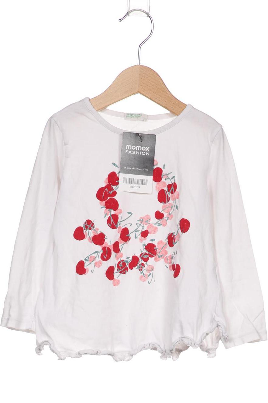 

United Colors OF Benetton Damen Langarmshirt, weiß, Gr. 98