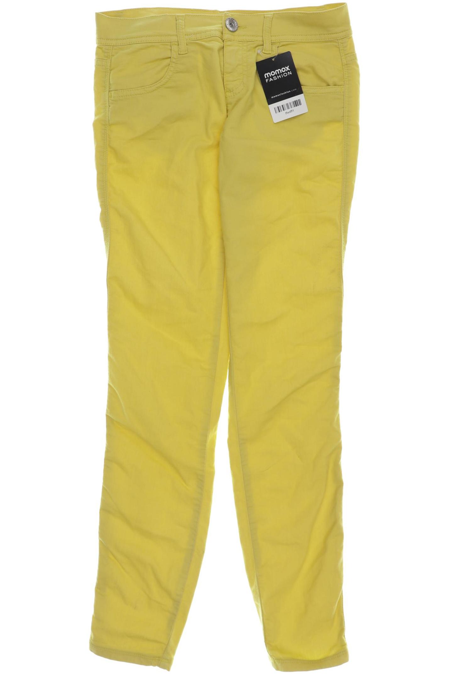 

United Colors OF Benetton Damen Stoffhose, gelb, Gr. 27