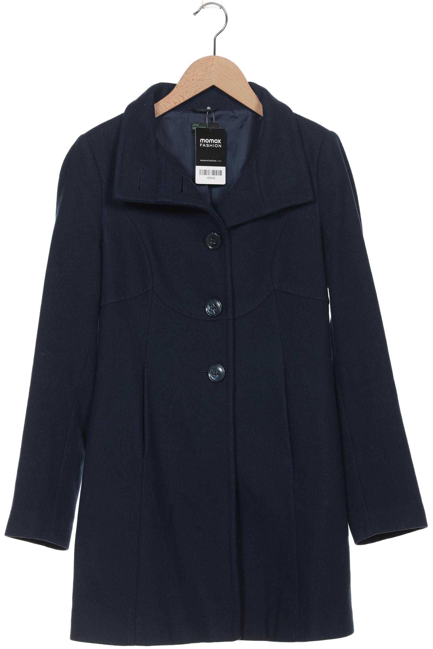

United Colors OF Benetton Damen Mantel, marineblau, Gr. 34