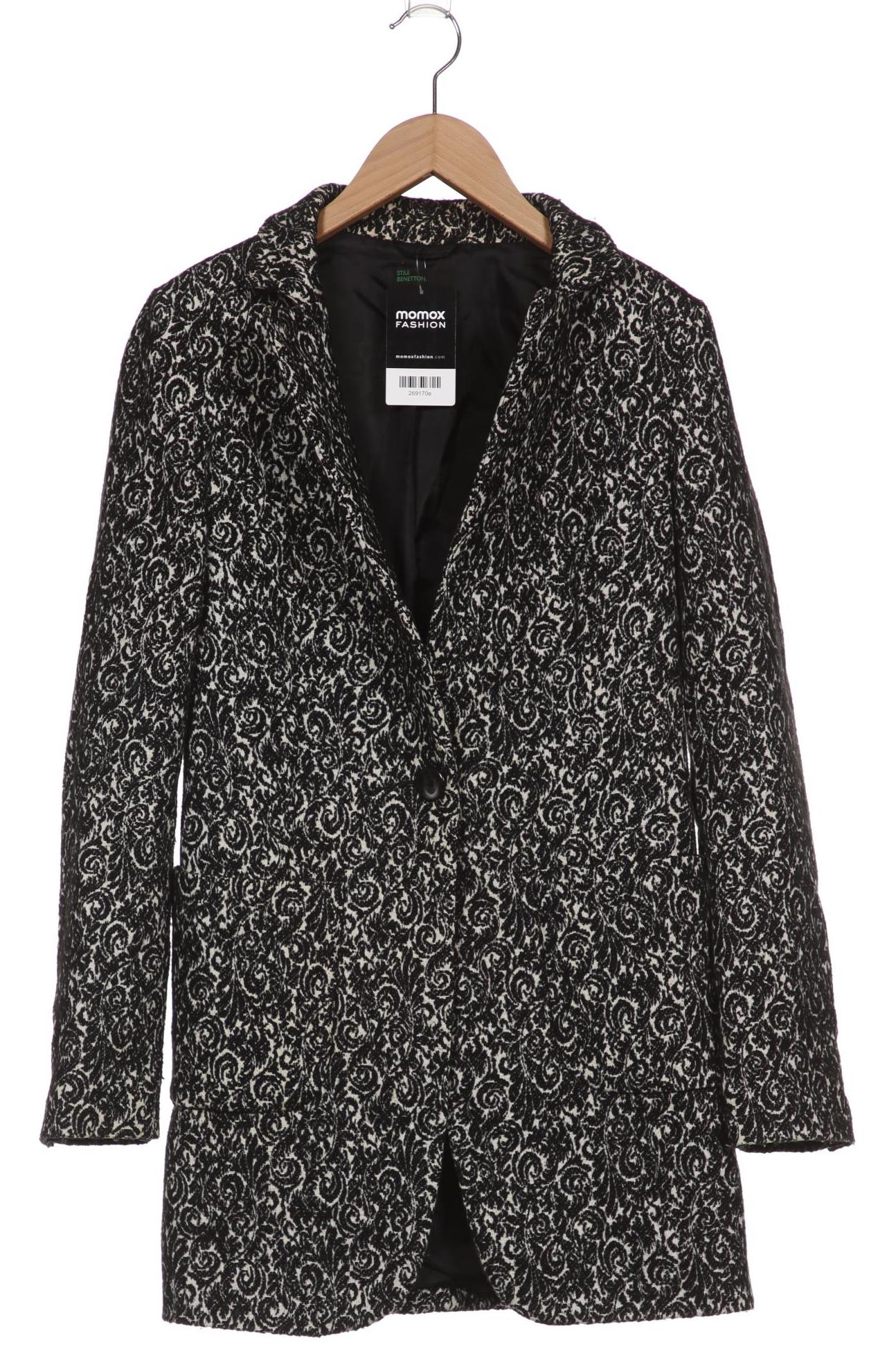 

United Colors OF Benetton Damen Mantel, schwarz, Gr. 36