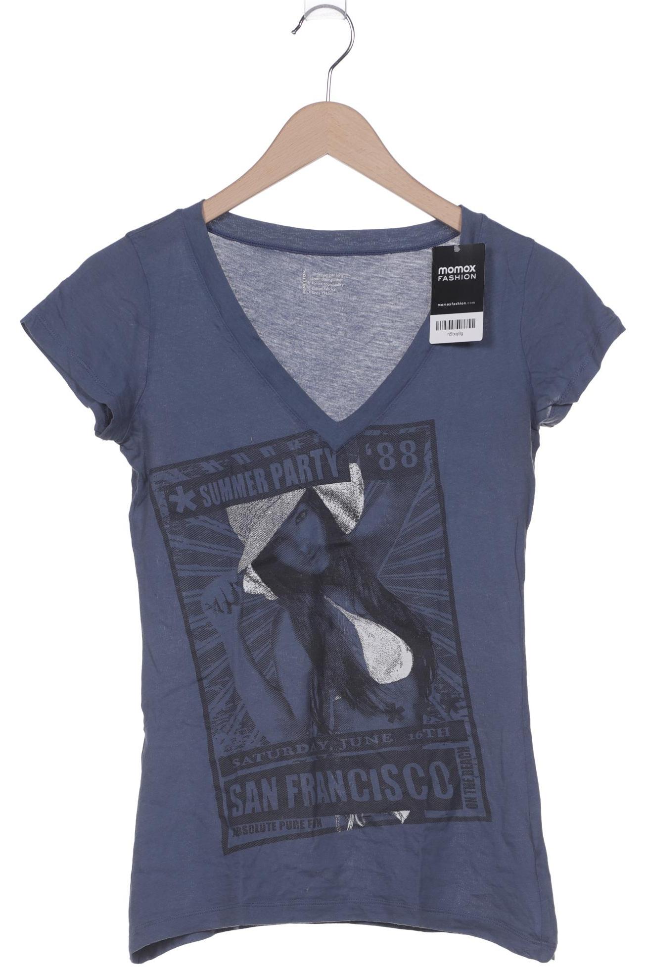 

United Colors OF Benetton Damen T-Shirt, blau, Gr. 36